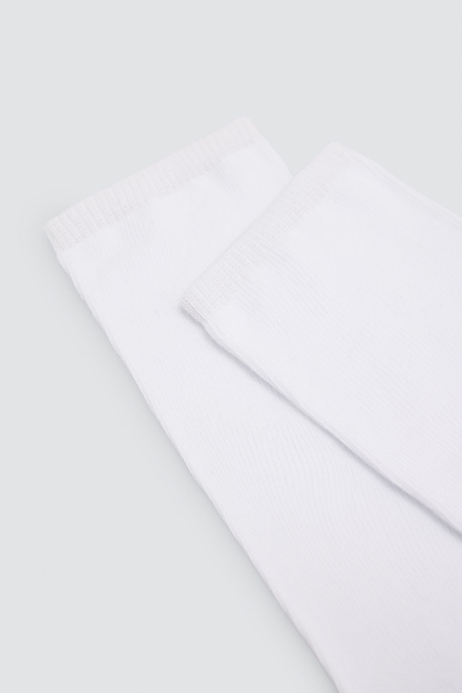 Chaussettes hautes enfant basiques blanches