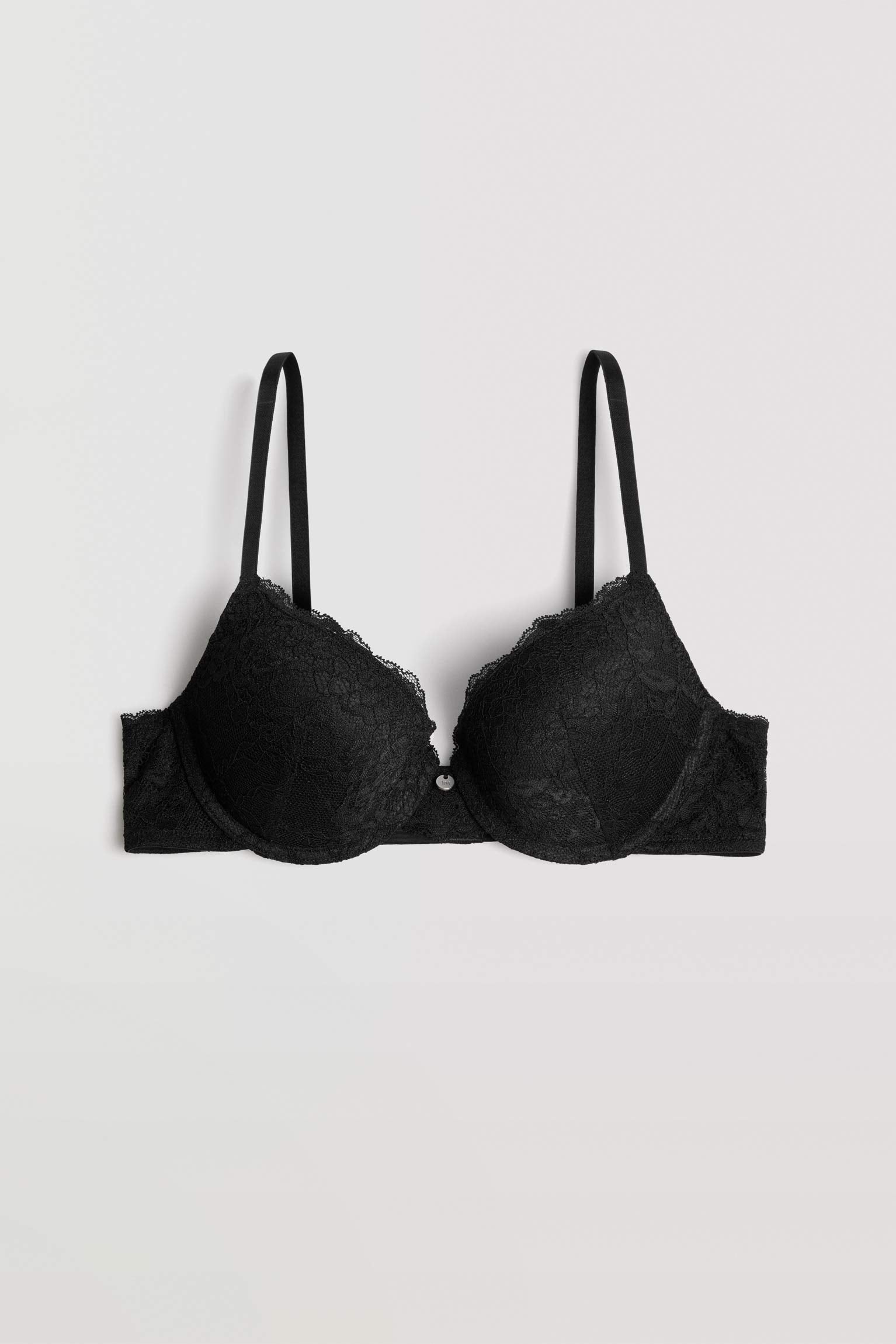 Soutien-gorge push up et culotte brésilienne noirs lingerie noire