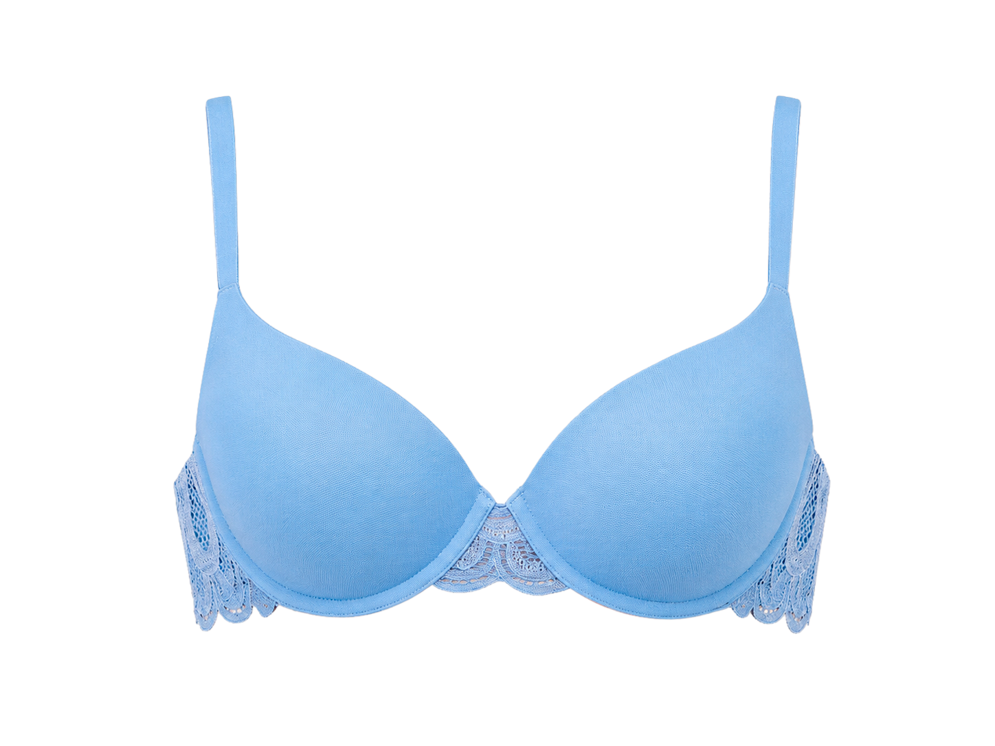 Ensemble avec rembourrage en dentelle bleue @maddalena.sarti