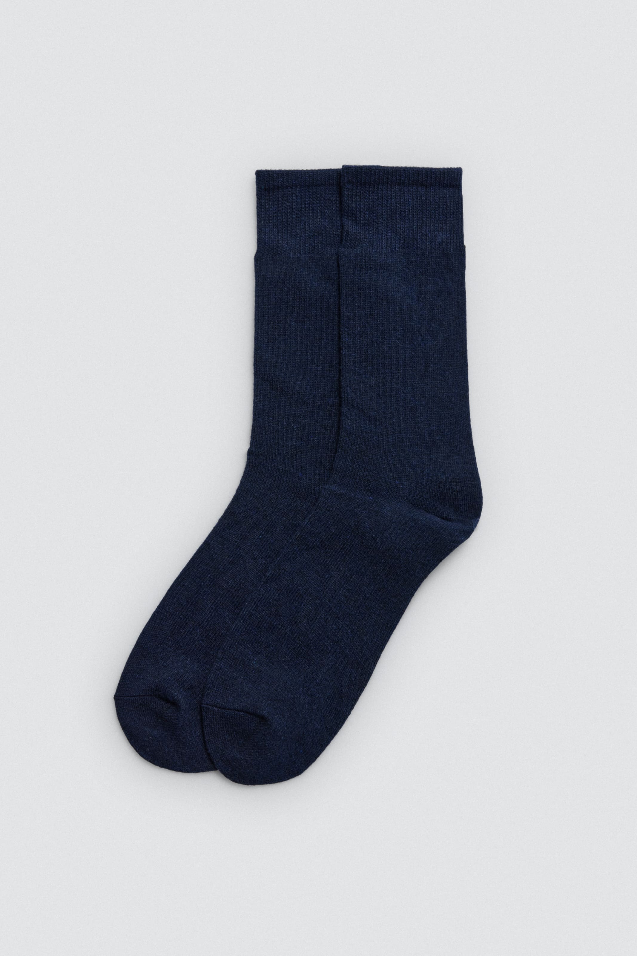 Lot de 3 chaussettes en laine de couleur foncée