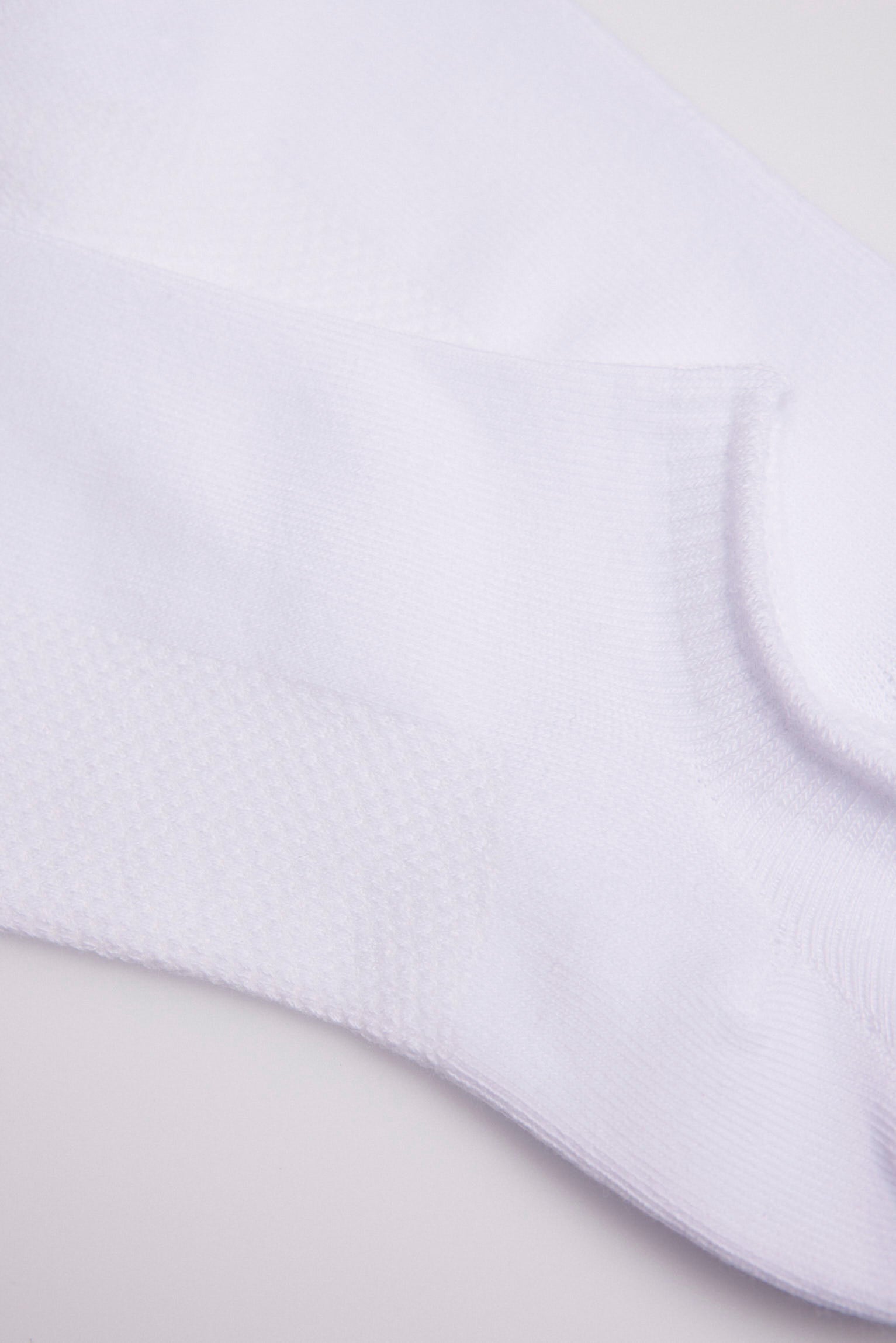 Lot de 3 chaussettes pinkies blanches respirantes