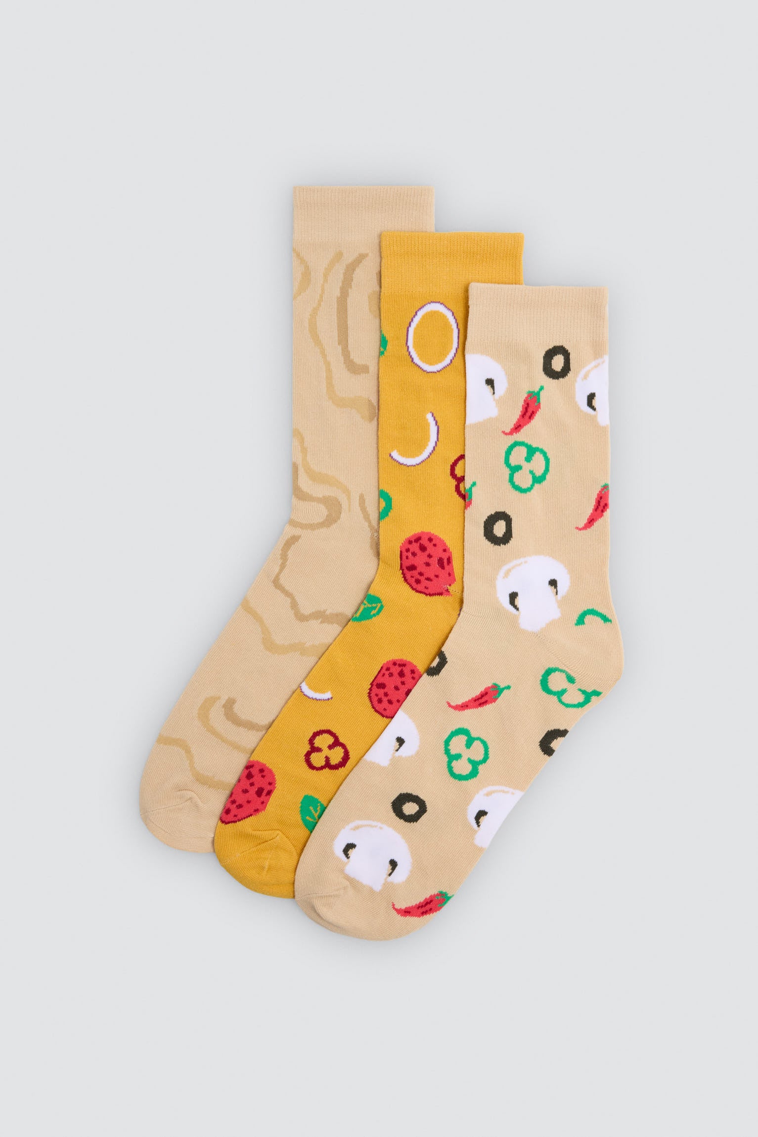 Coffret cadeau chaussettes pizza