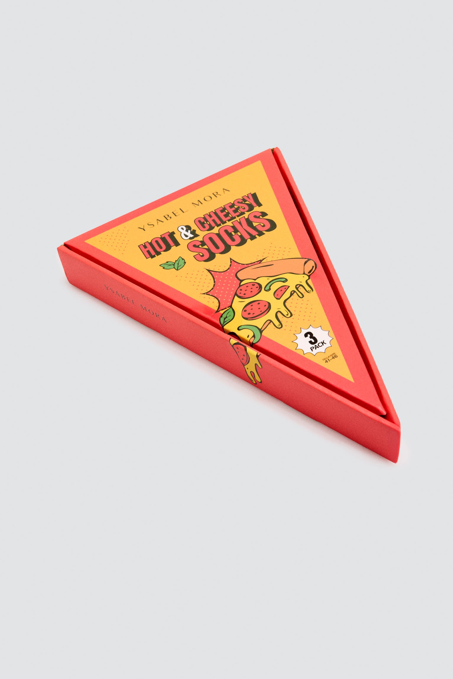 Coffret cadeau chaussettes pizza