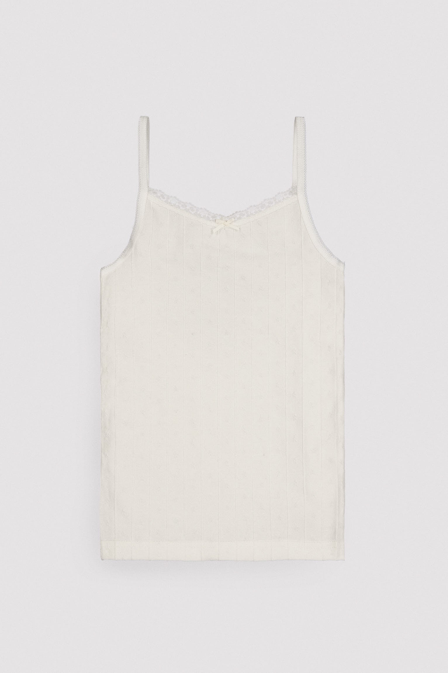 Conjunto infantil interior camiseta y braga marfil - Ysabel Mora