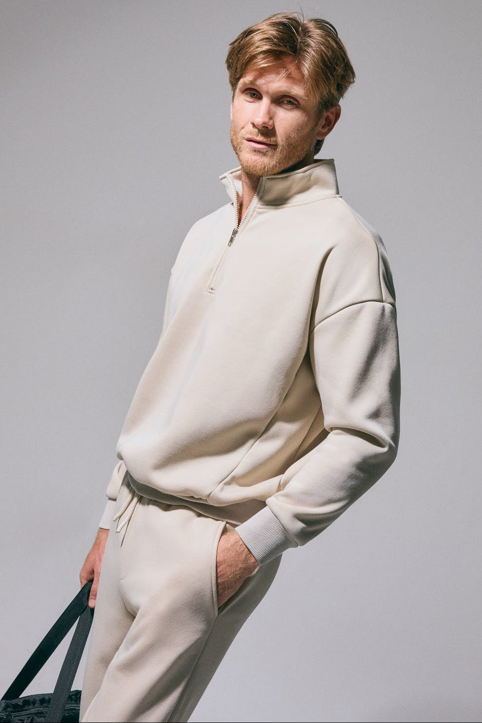 PRÉCOMMANDE Pantalon cargo homme beige molletonné taille réglable
