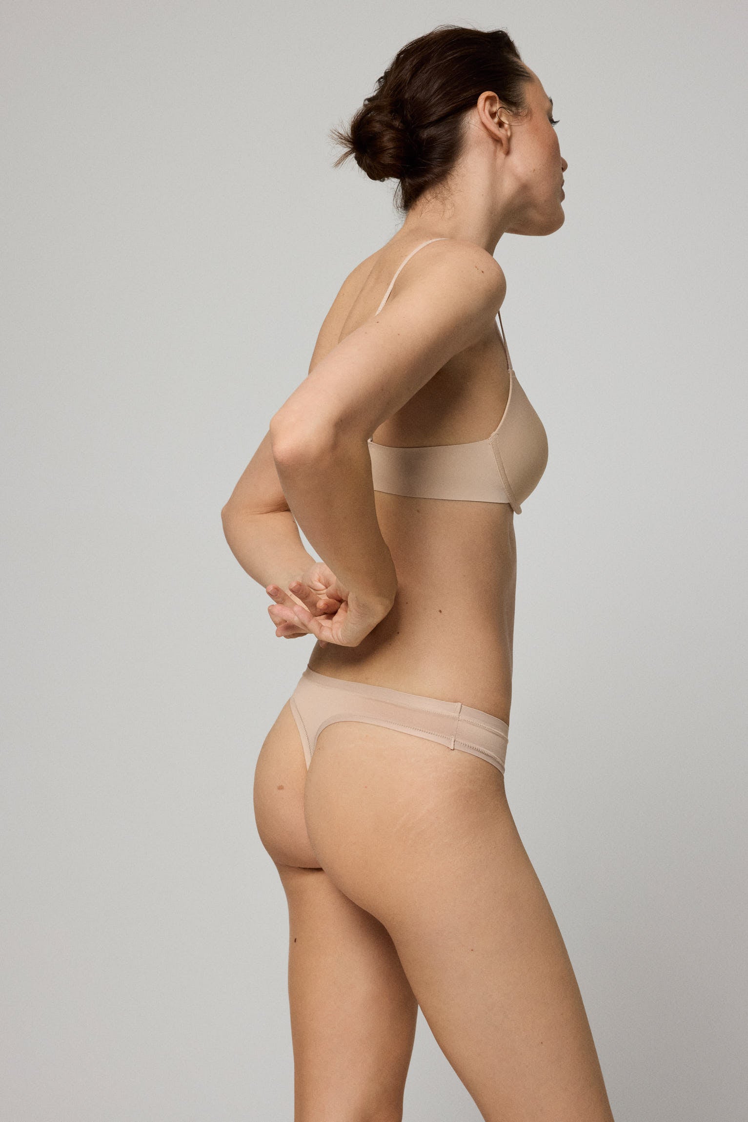 Pack 2 tongs basiques nude