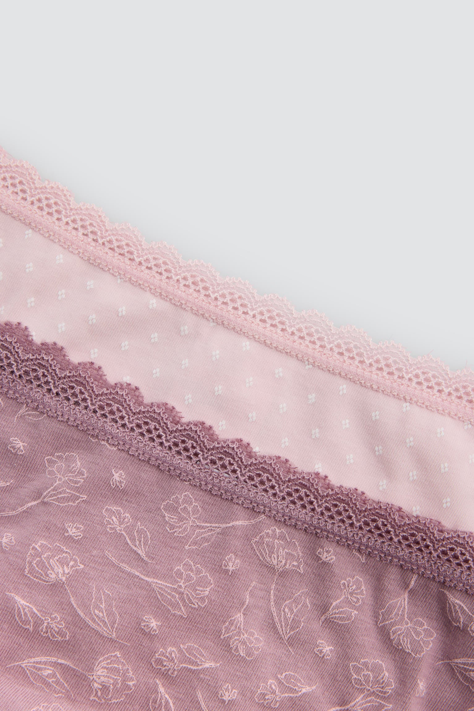 Pack de 2 tangas estampados tonos rosas - Ysabel Mora