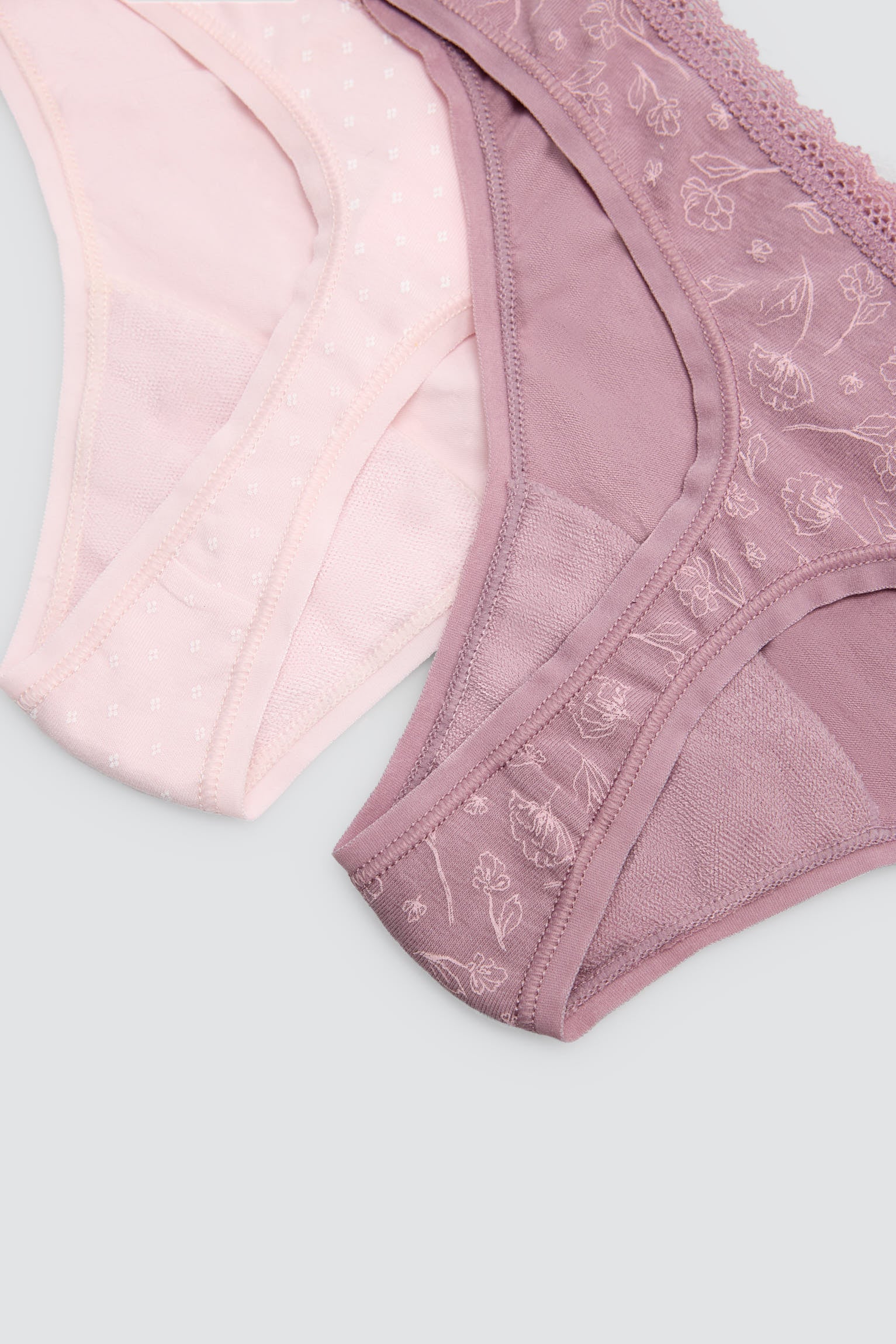 Pack de 2 tangas estampados tonos rosas - Ysabel Mora