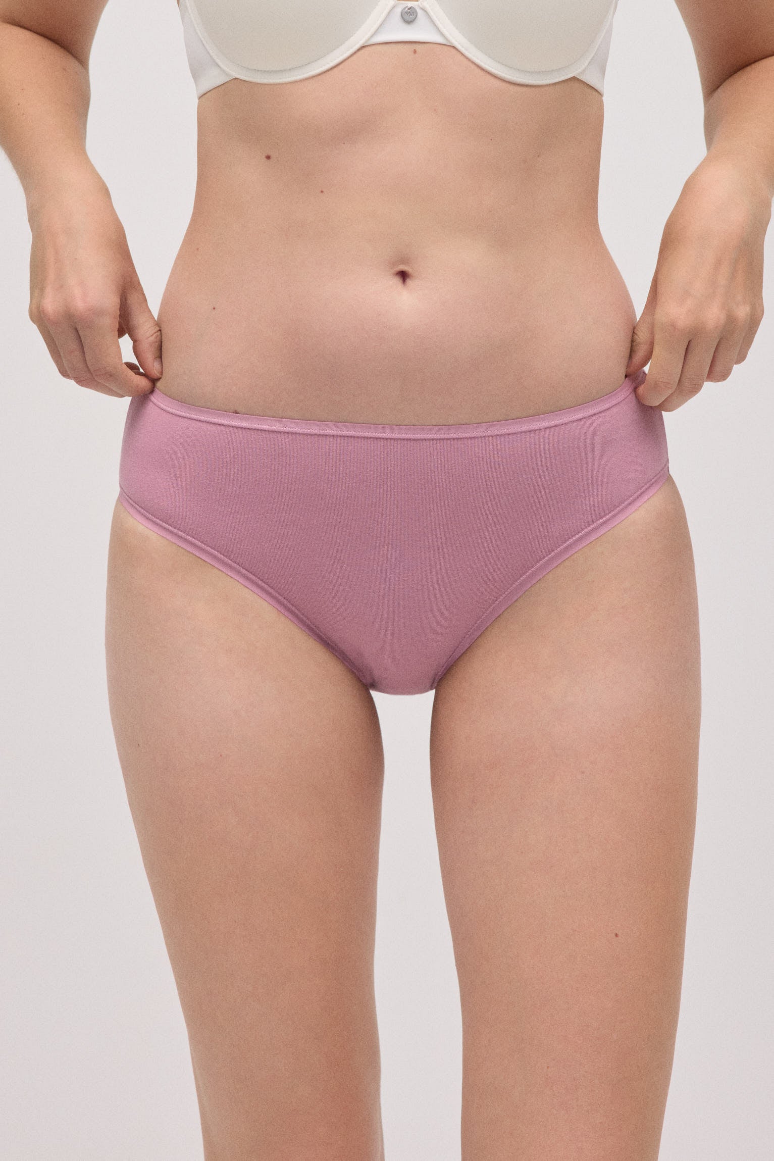 Lot de 4 culottes midi basiques en coton