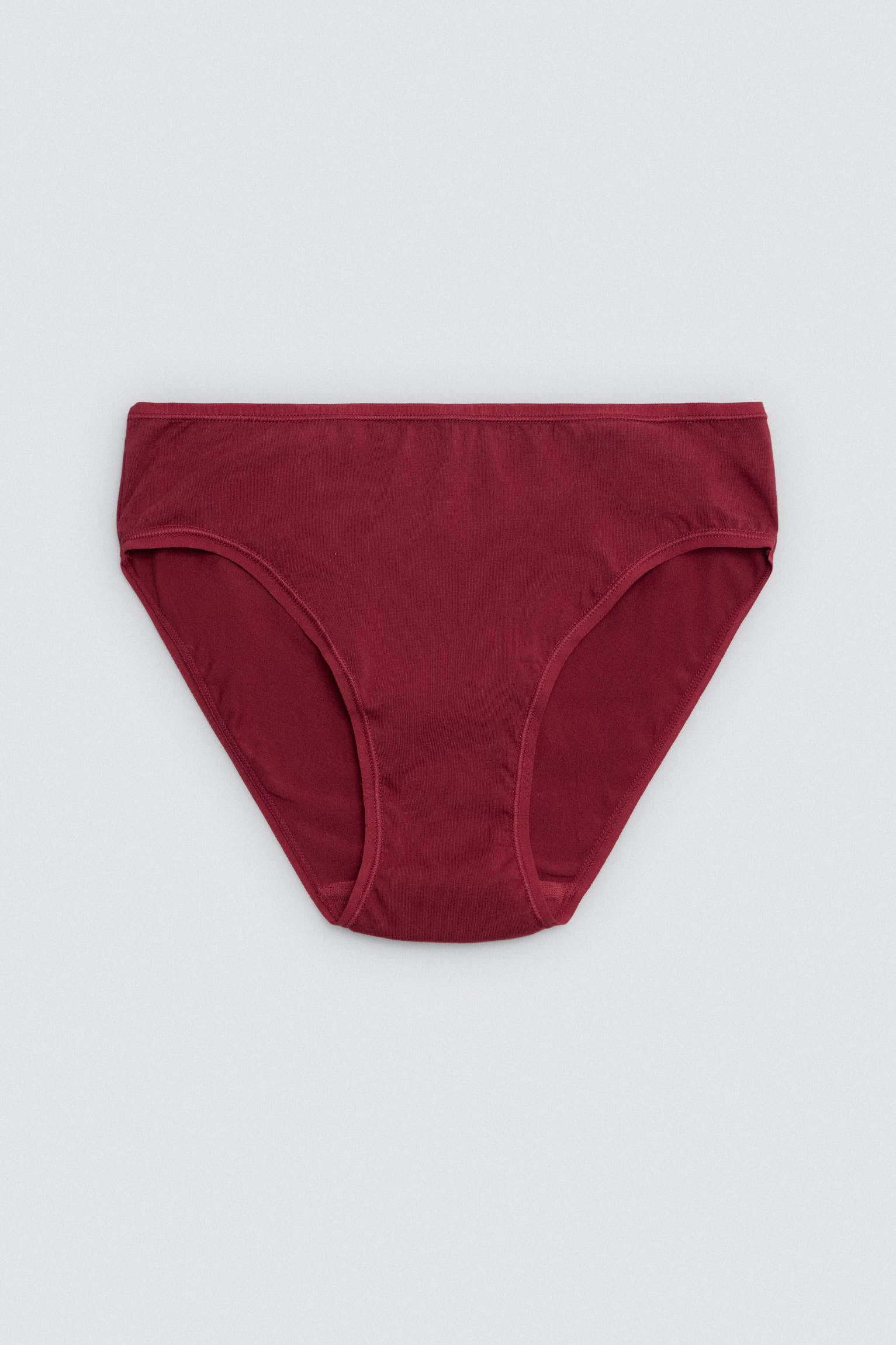 Lot de 4 culottes midi basiques en coton