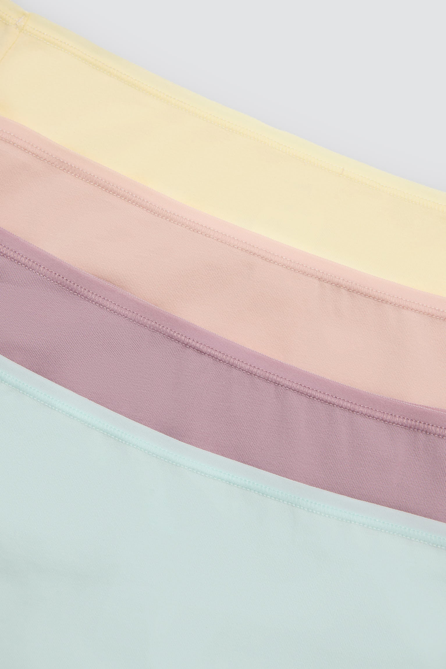 Pack de 4 bragas altas básicas colores - Ysabel Mora