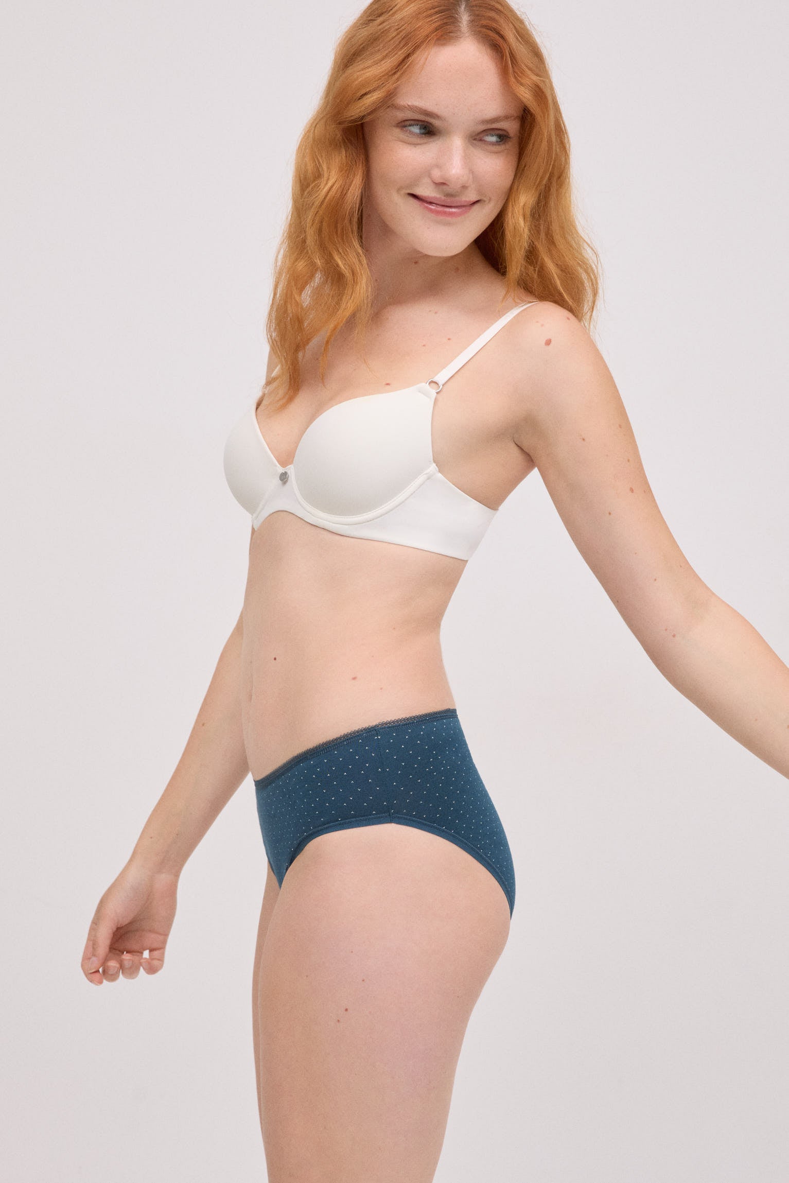 Lot de 6 culottes midi en coton imprimé