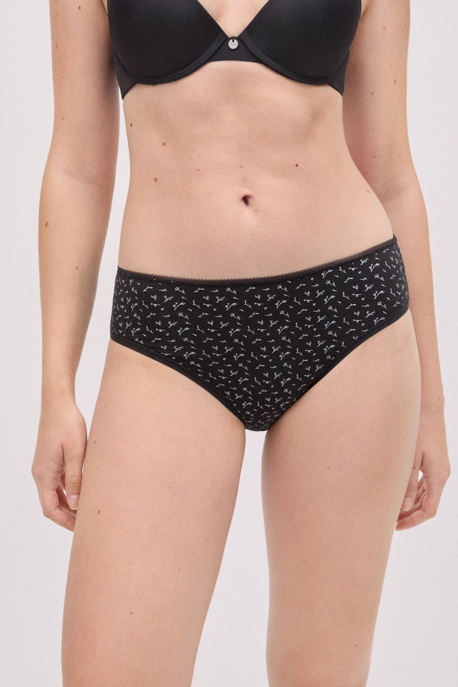 Lot de 6 culottes midi en coton imprimé