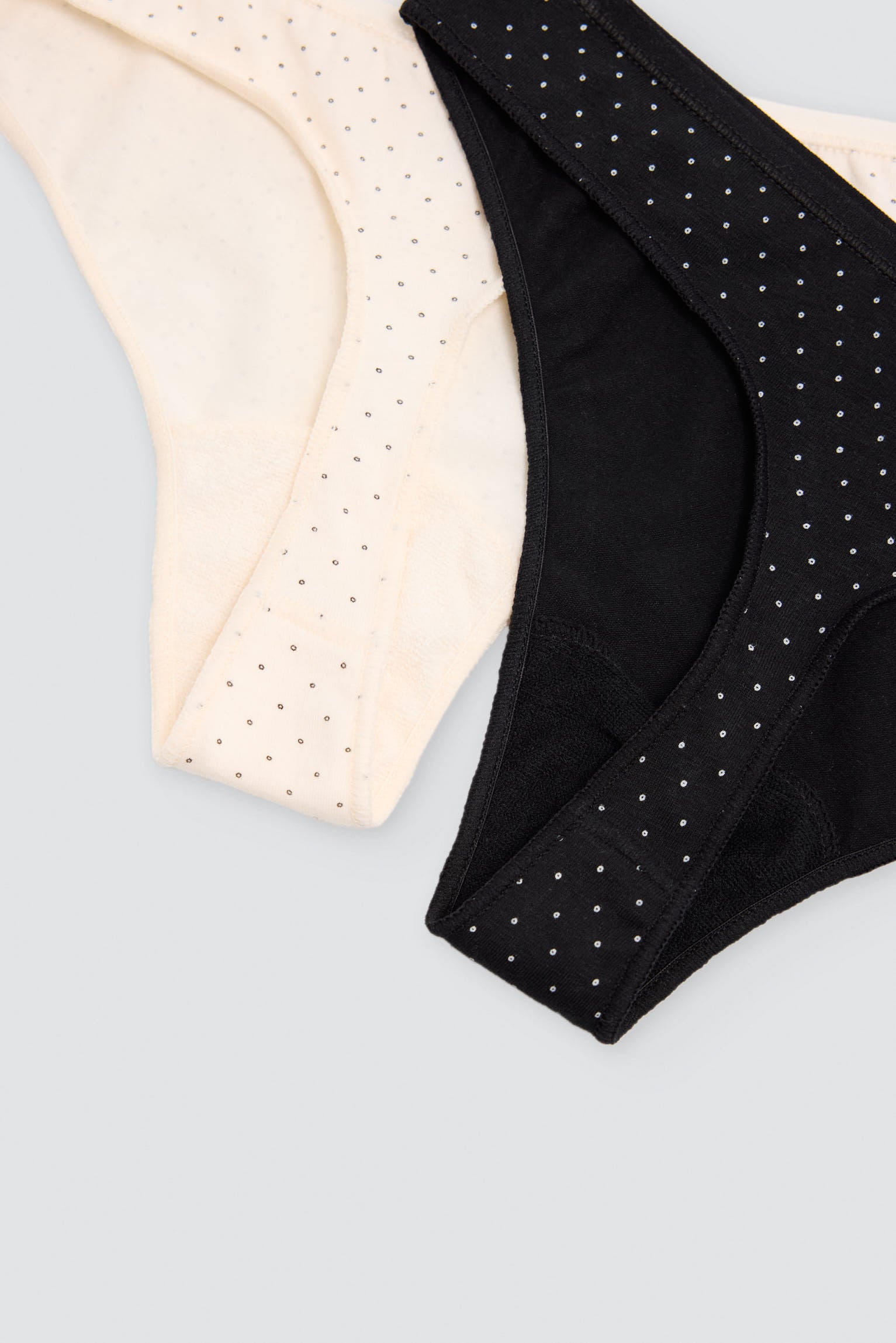 Pack de 2 strings imprimés en coton, multicolore