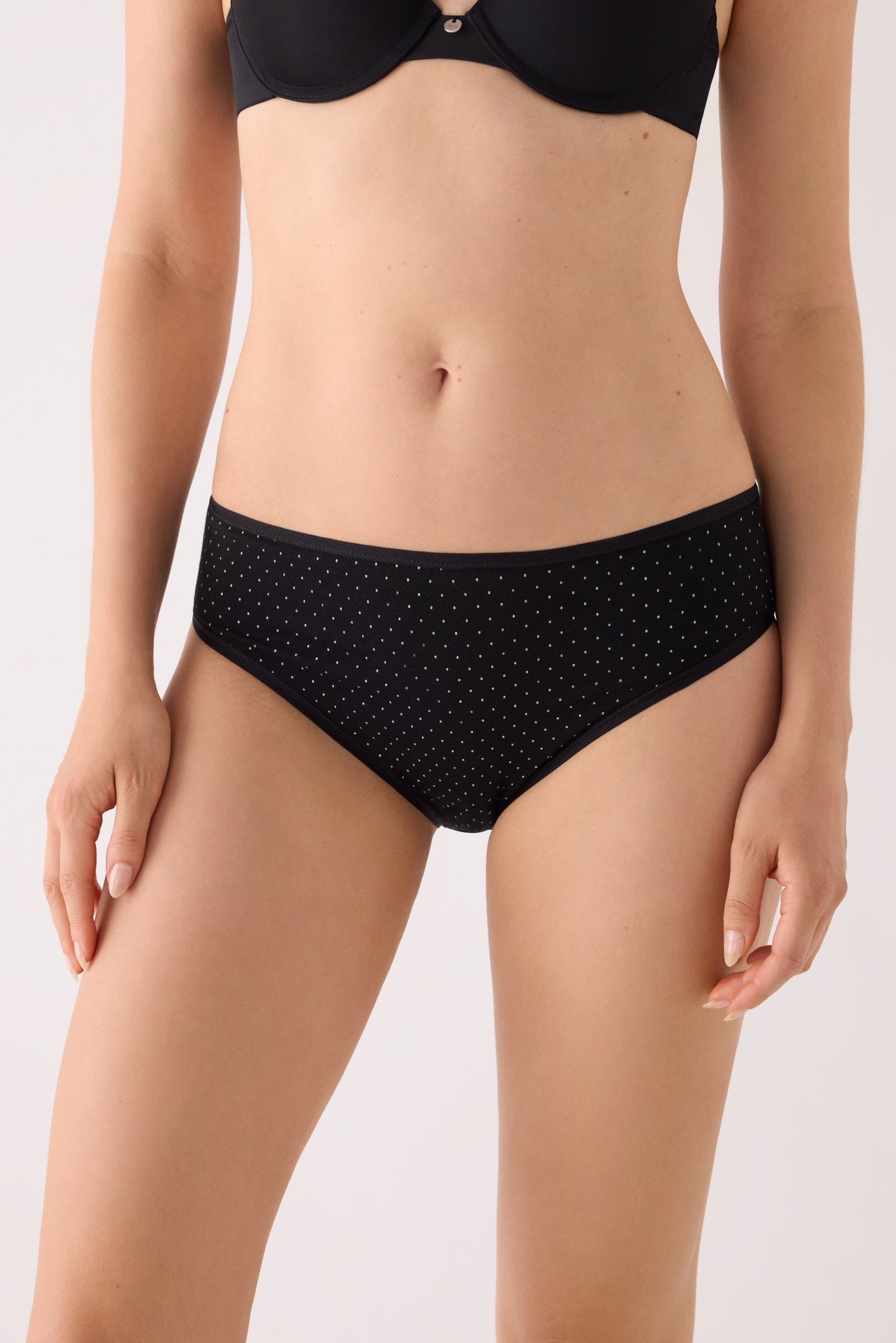 Pack de 2 culottes midi imprimées en coton, multicolore