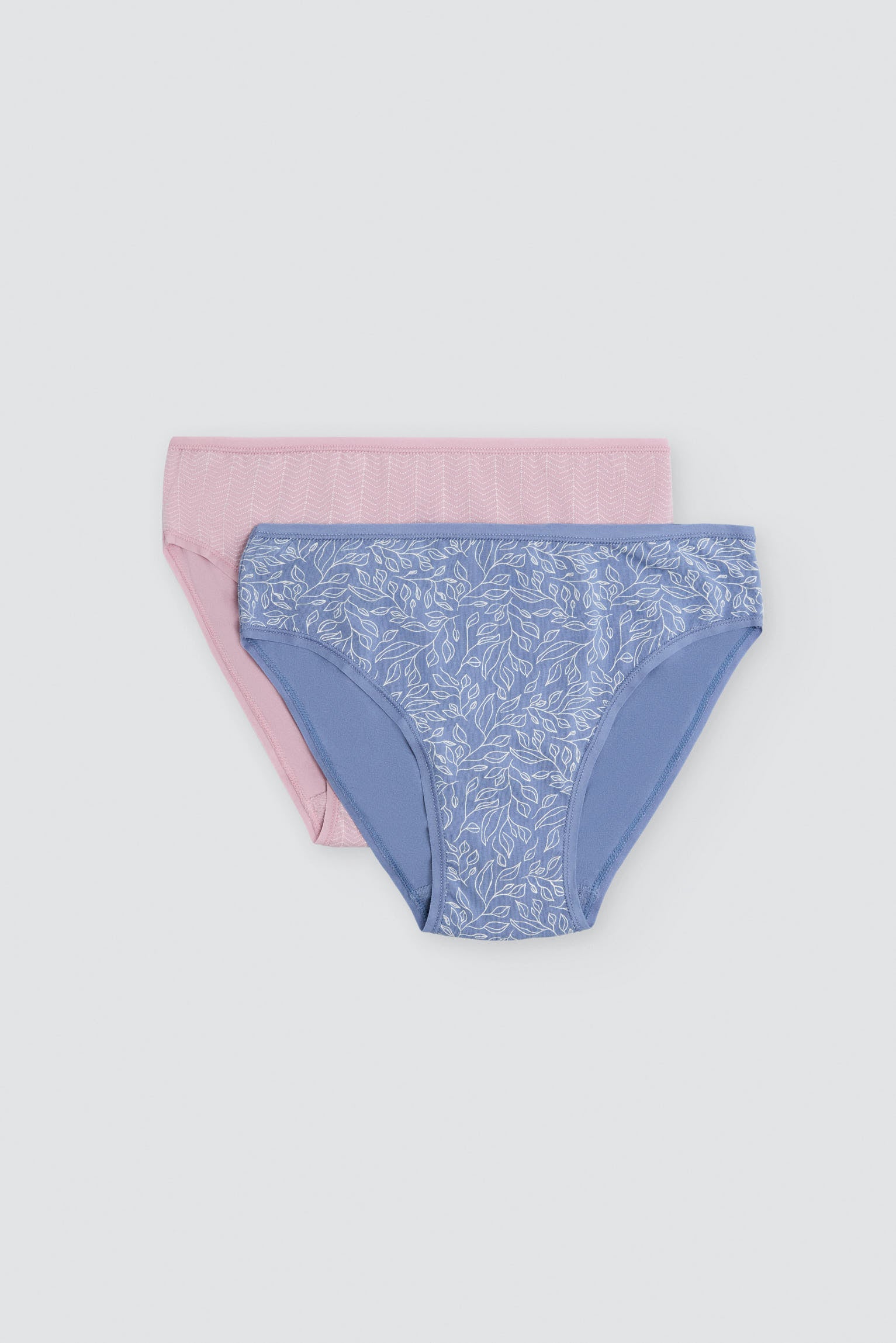 Pack de 2 culottes midi imprimées en coton, multicolore