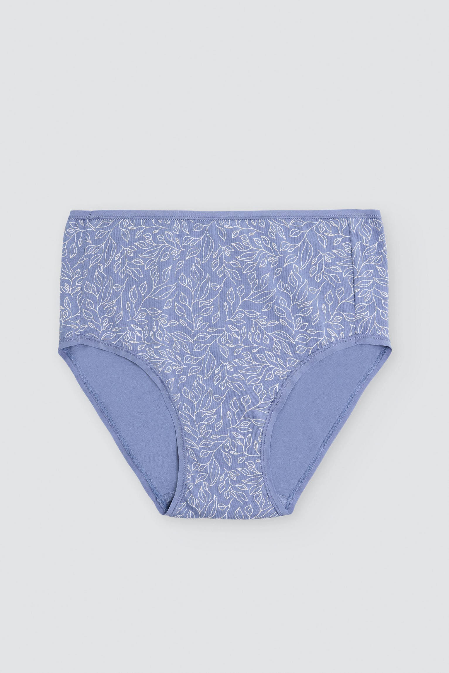 Pack de 2 culottes hautes imprimées en coton, multicolore