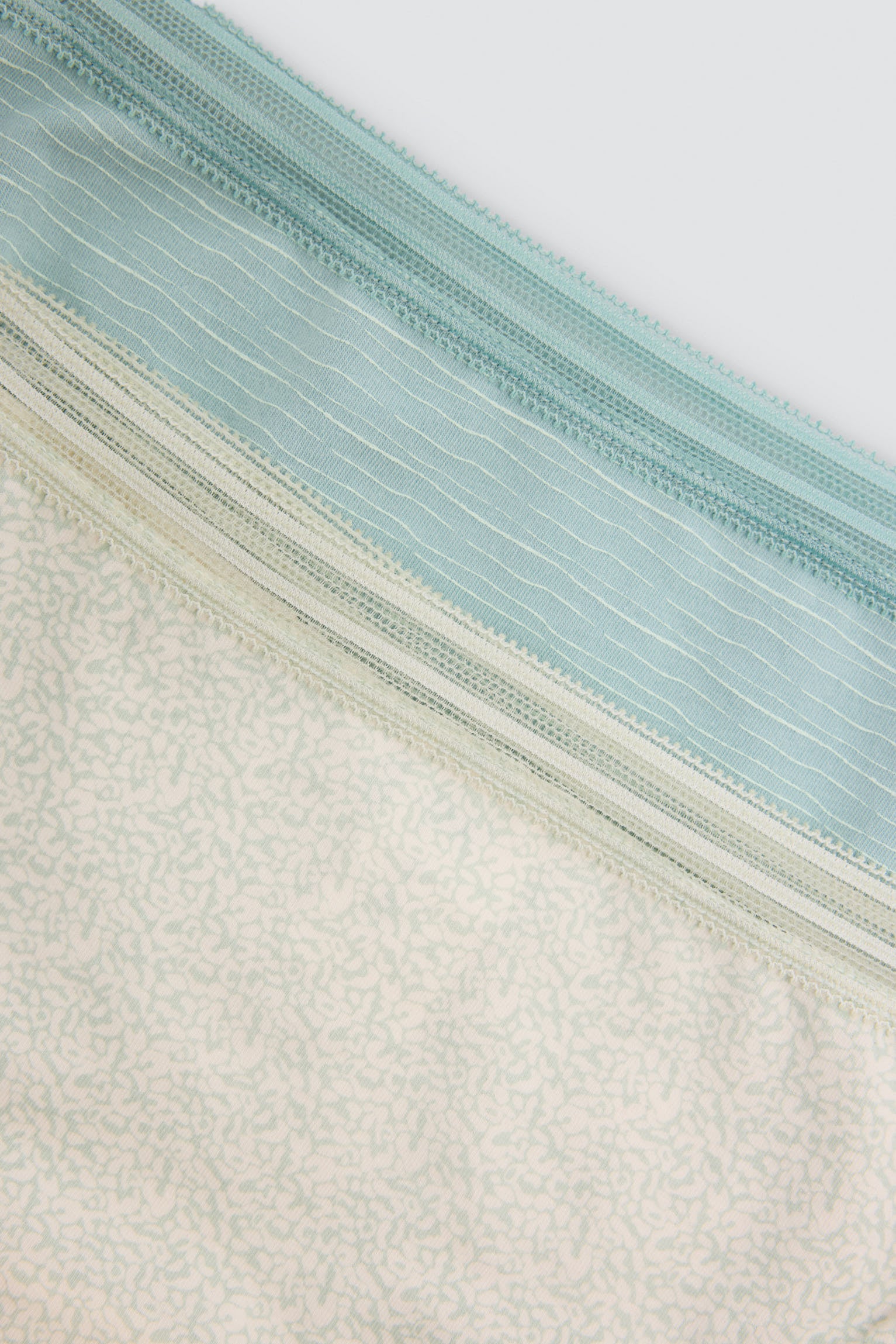 Pack de 2 culottes midi en coton, vert
