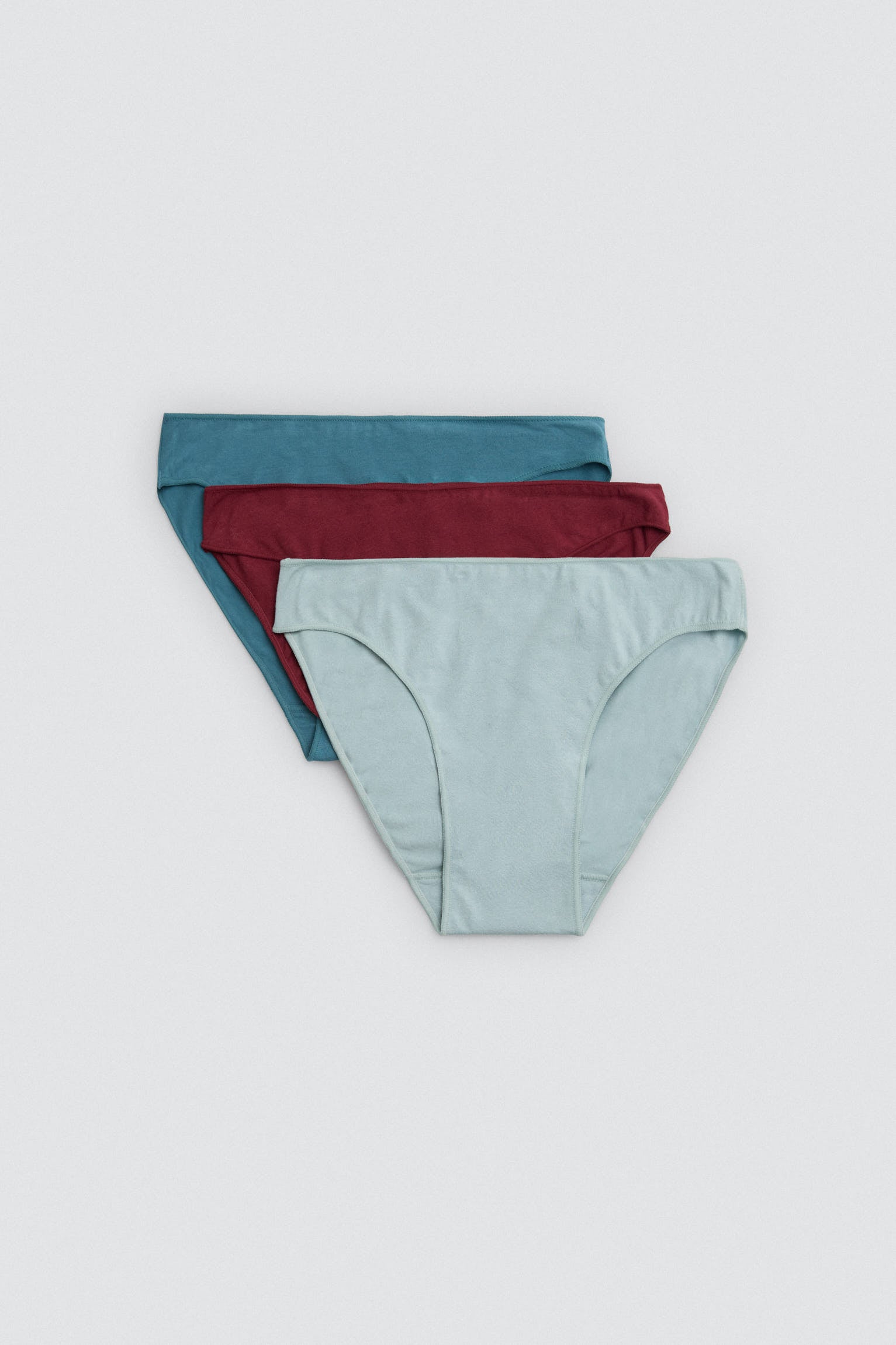 Lot de 3 mini culottes basiques en coton