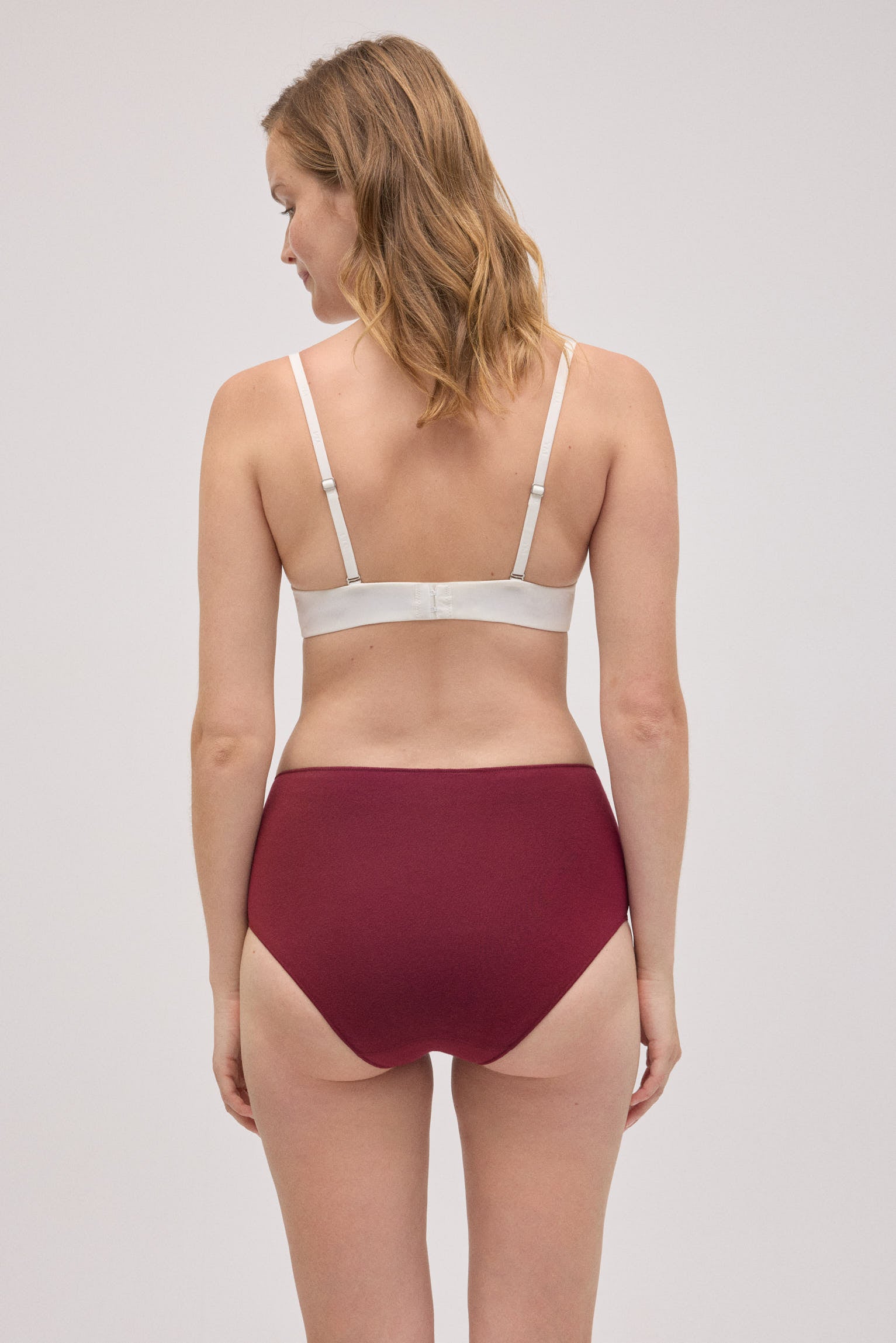 Lot de 3 culottes taille haute basiques en coton