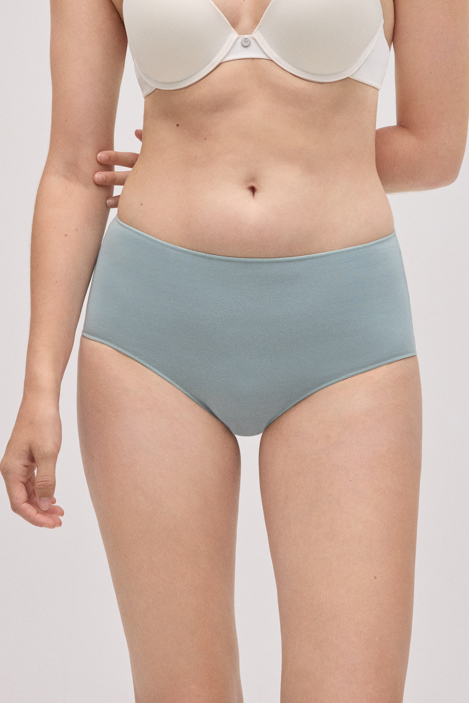 Lot de 3 culottes taille haute basiques en coton