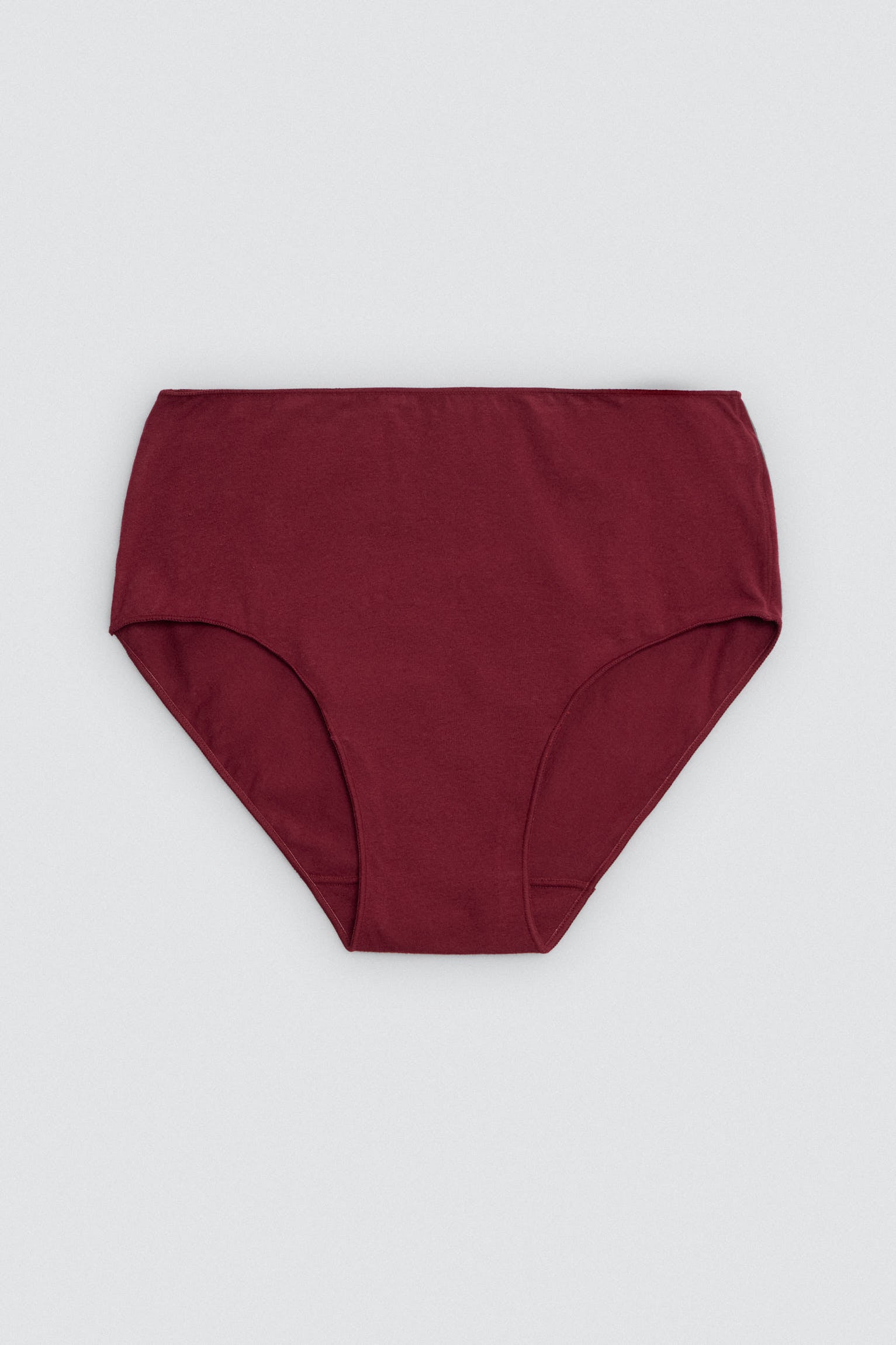 Lot de 3 culottes taille haute basiques en coton