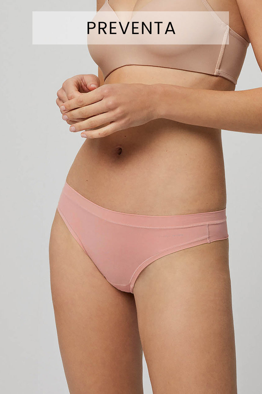 PREVENTA Tanga adapt con acabados invisibles rosa - Ysabel Mora