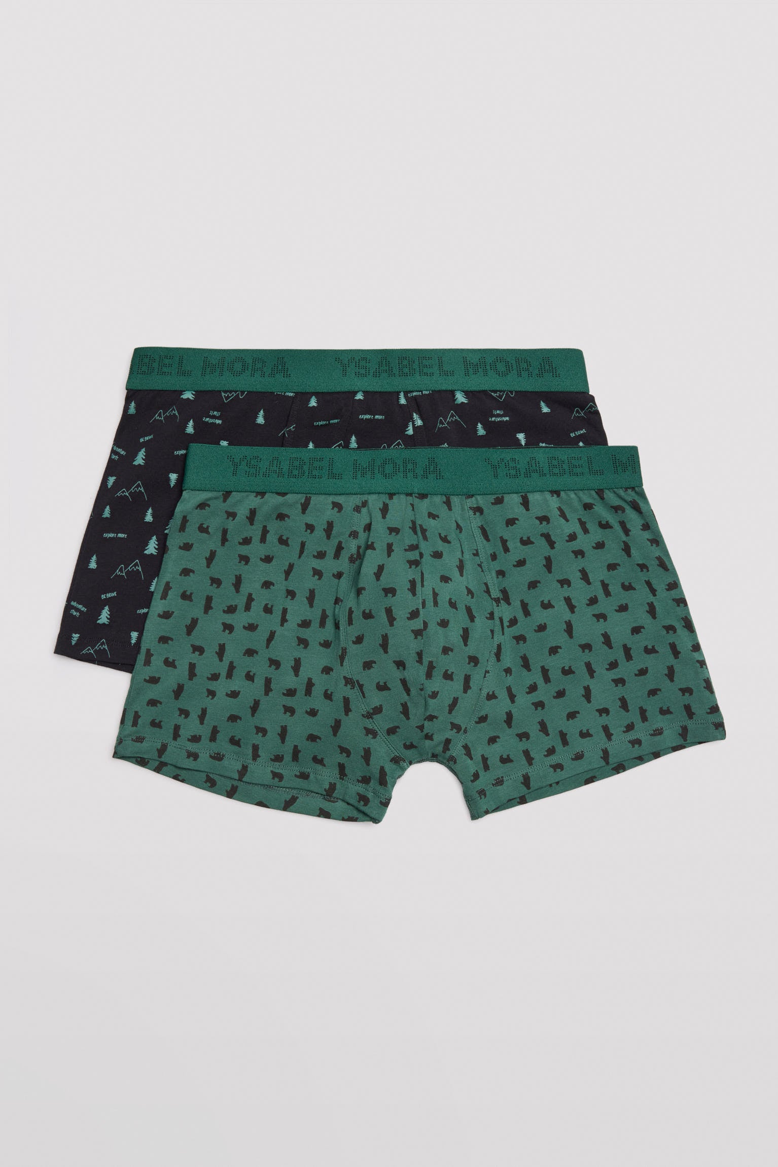 20368-1-pack-boxer-hombre-ysabel-mora - Verde botella