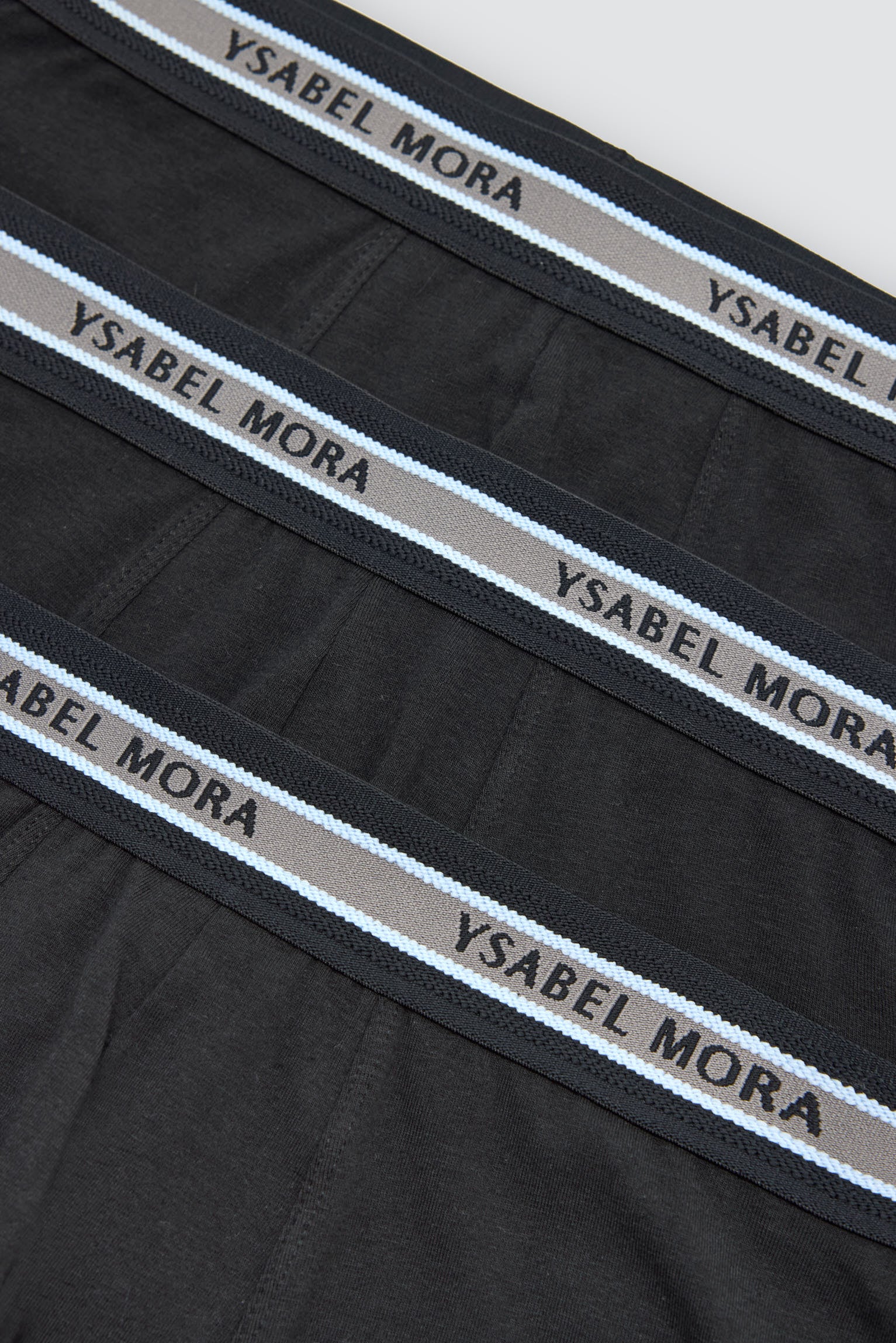 Lot de 3 boxers noirs basiques unis