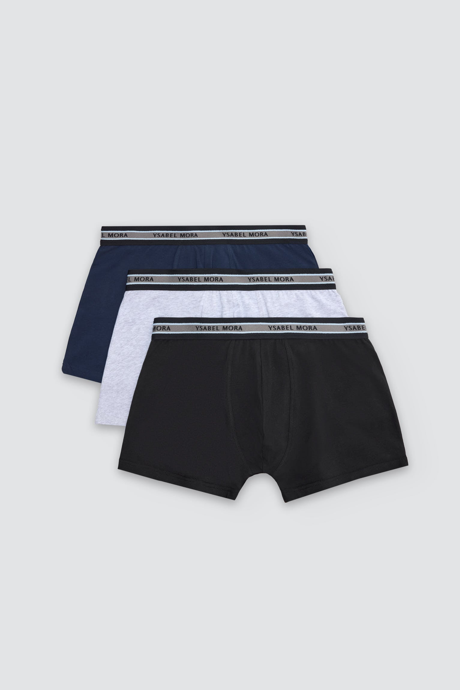 Lot de 3 boxers basiques unis