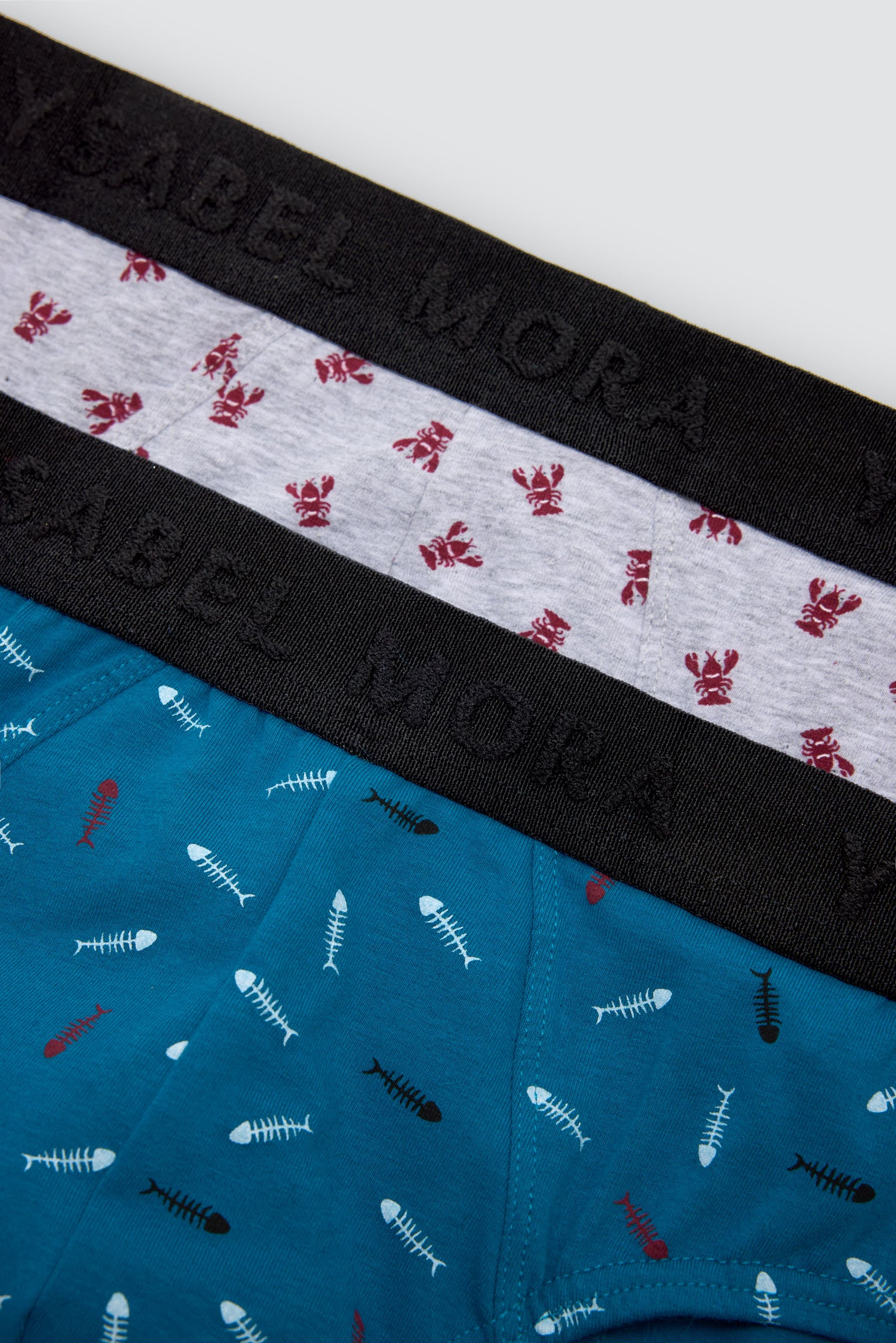 Lot de 6 slips à imprimé animal