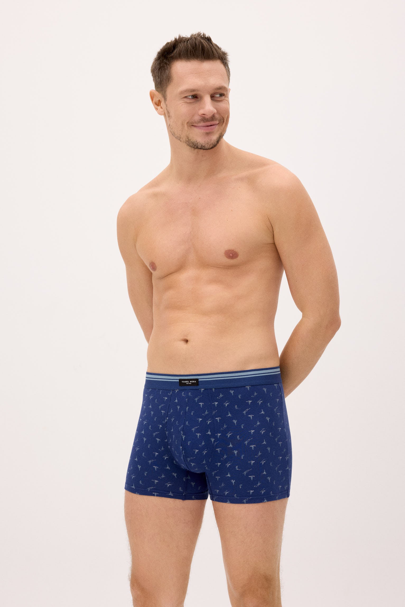 Lot de 2 boxers à motifs nautiques