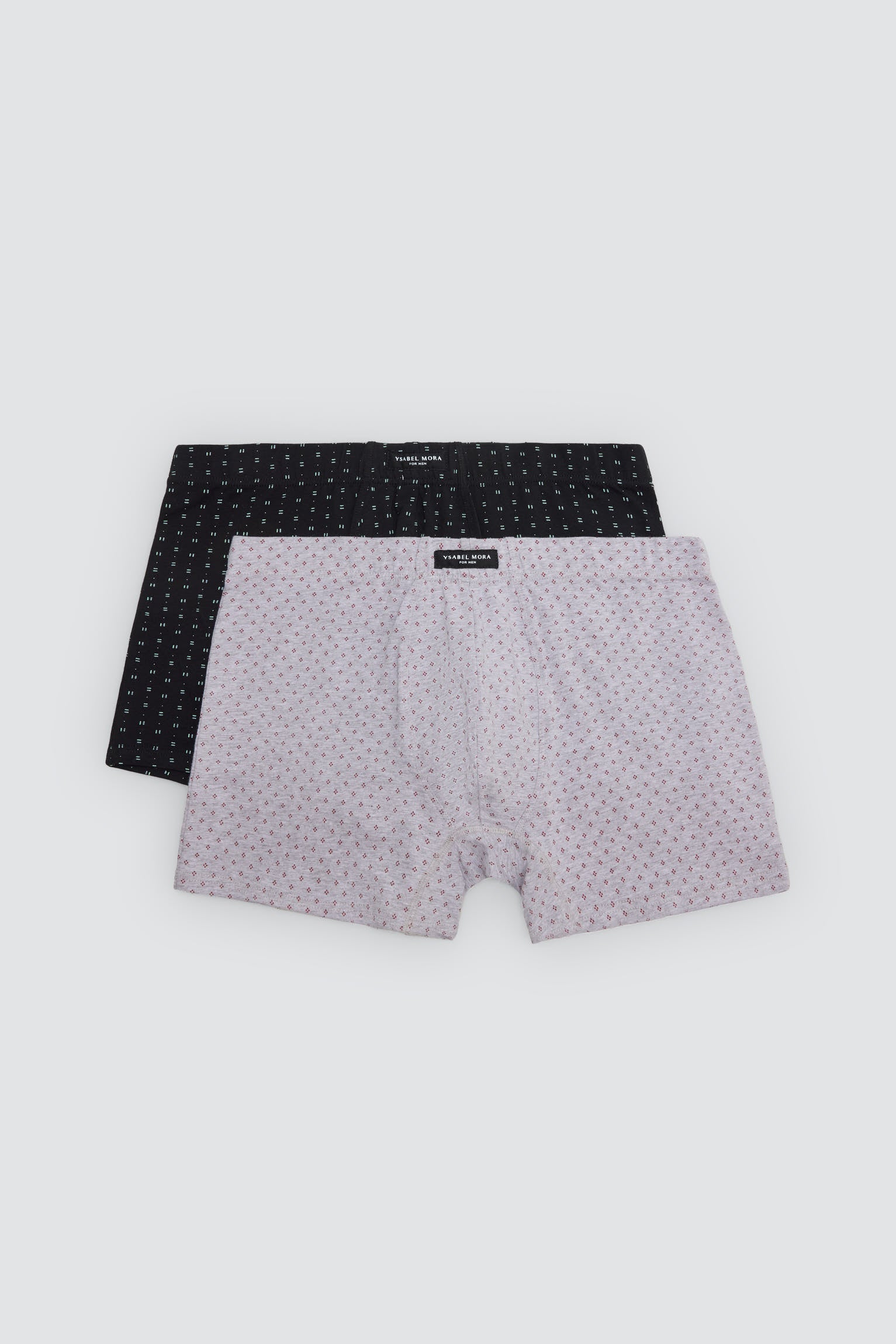 Lot de 2 boxers imprimés à motifs minimalistes