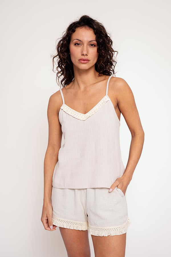 Pyjamas en lin pour femmes | MUYDEMI