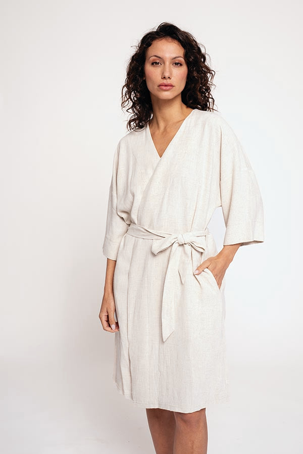 Robe en lin pour femmes | MUYDEMI