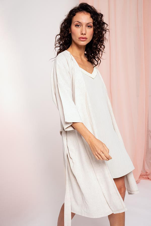 Robe en lin pour femmes | MUYDEMI