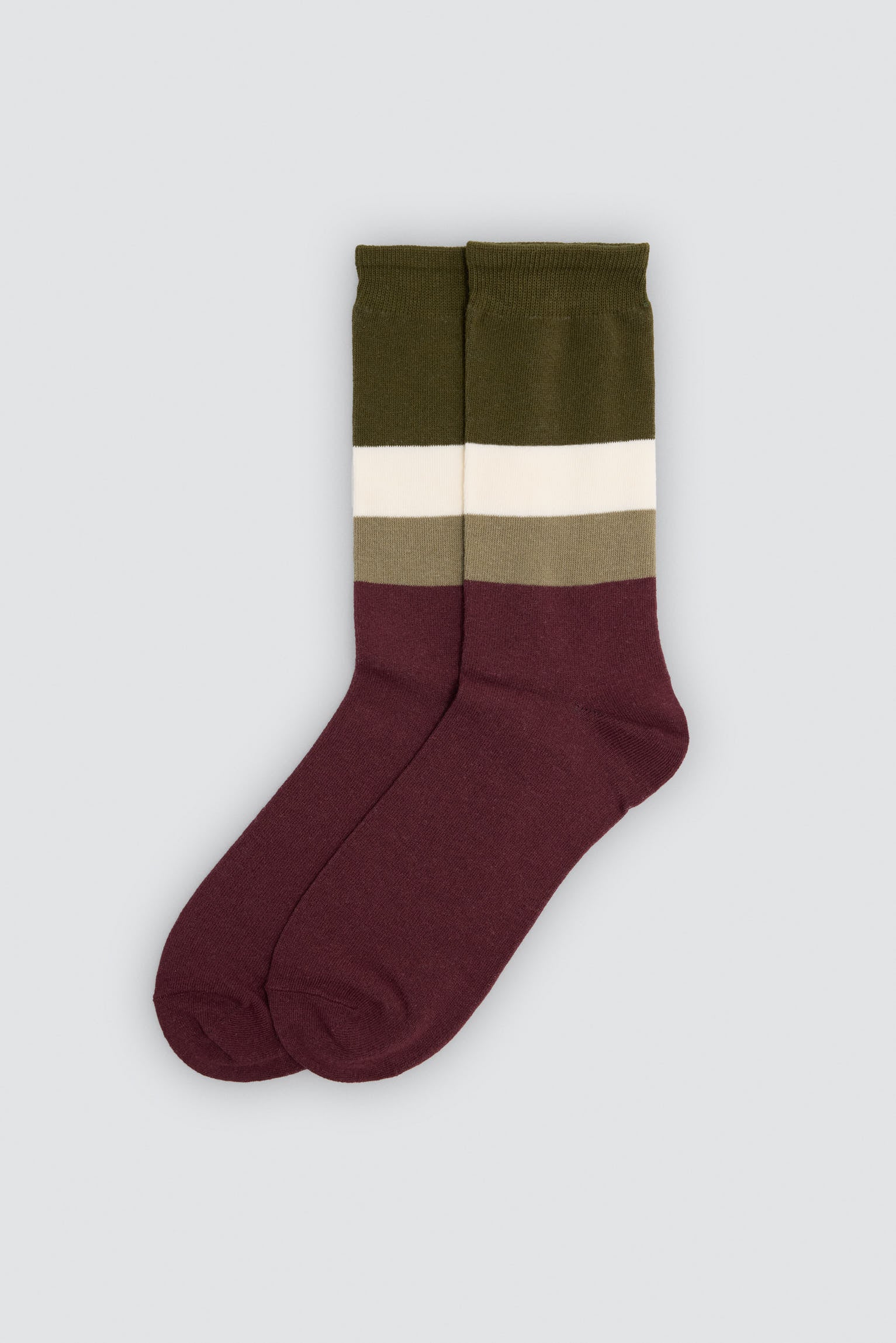 Lot de 6 chaussettes rayures et motifs géométriques