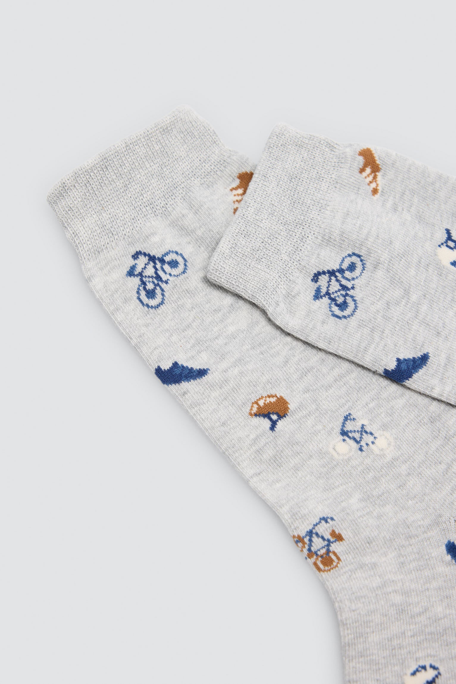 Lot de 4 chaussettes imprimé véhicules