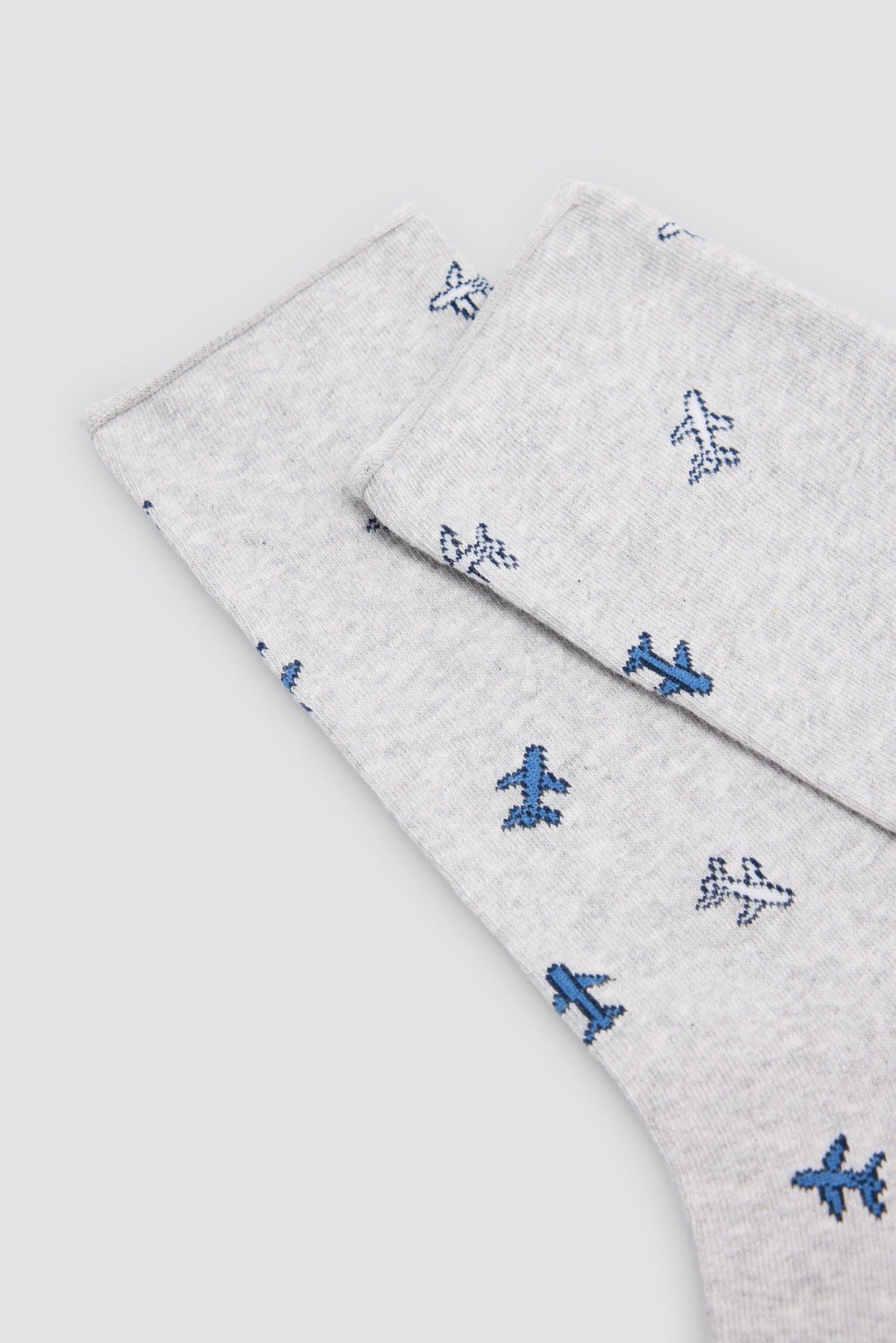 Lot de 3 chaussettes homme imprimé avions et rayures