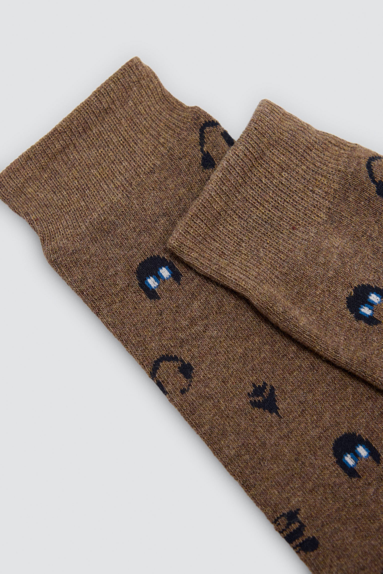 Lot de 3 chaussettes thermiques imprimés variés ours, écouteurs et rayures