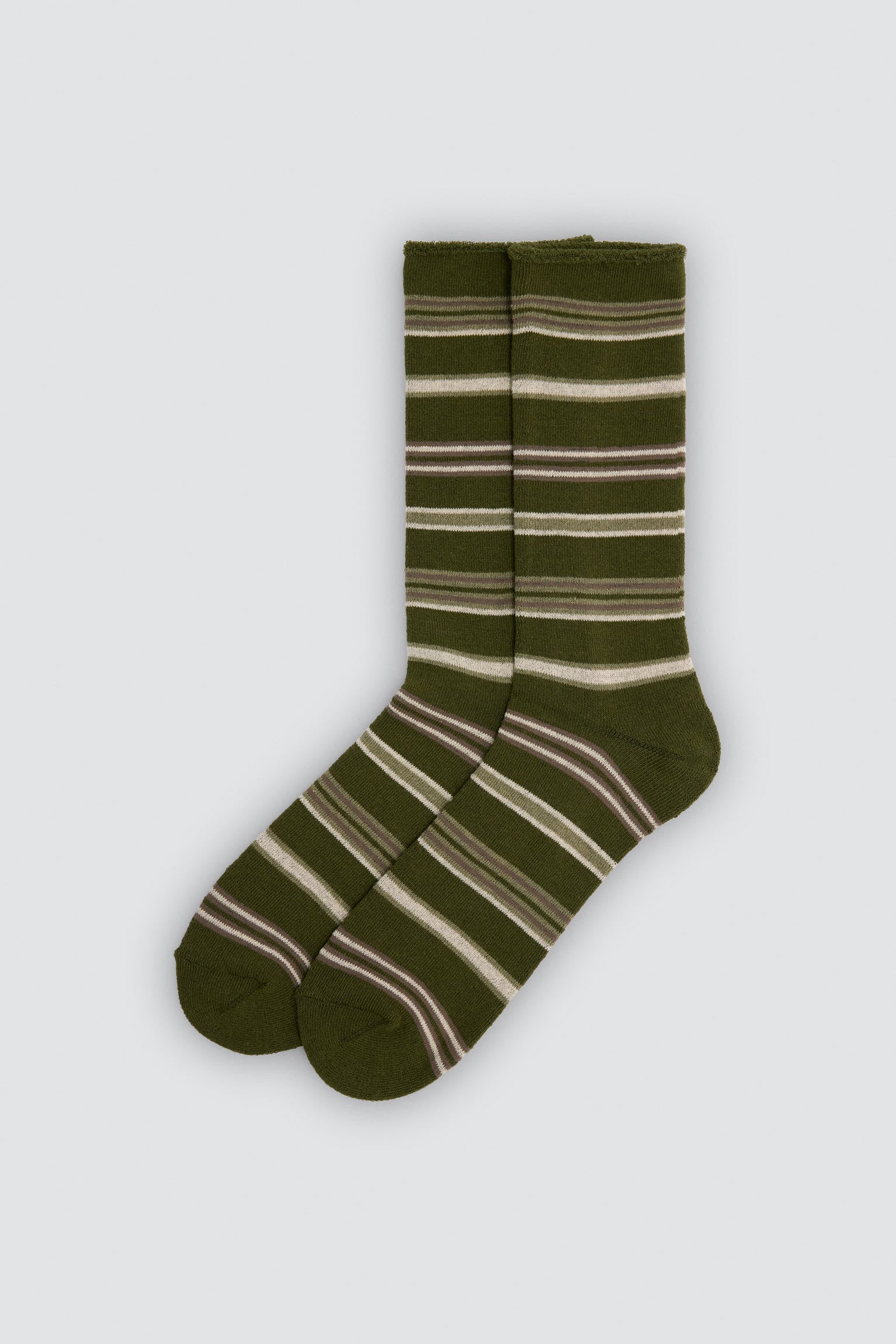 Lot de 3 chaussettes thermiques sans bord imprimé rayures et pois