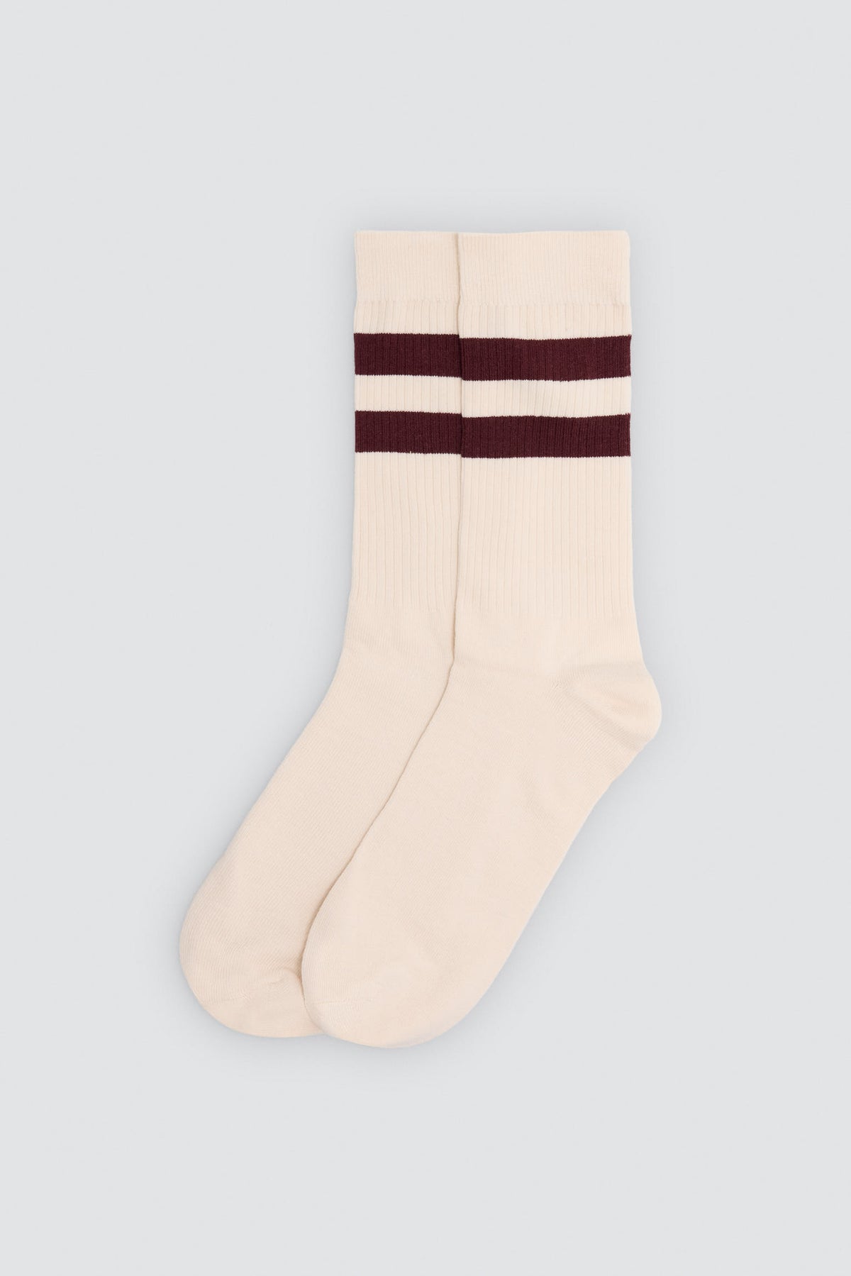 Lot de 3 chaussettes style sport à rayures contrastantes