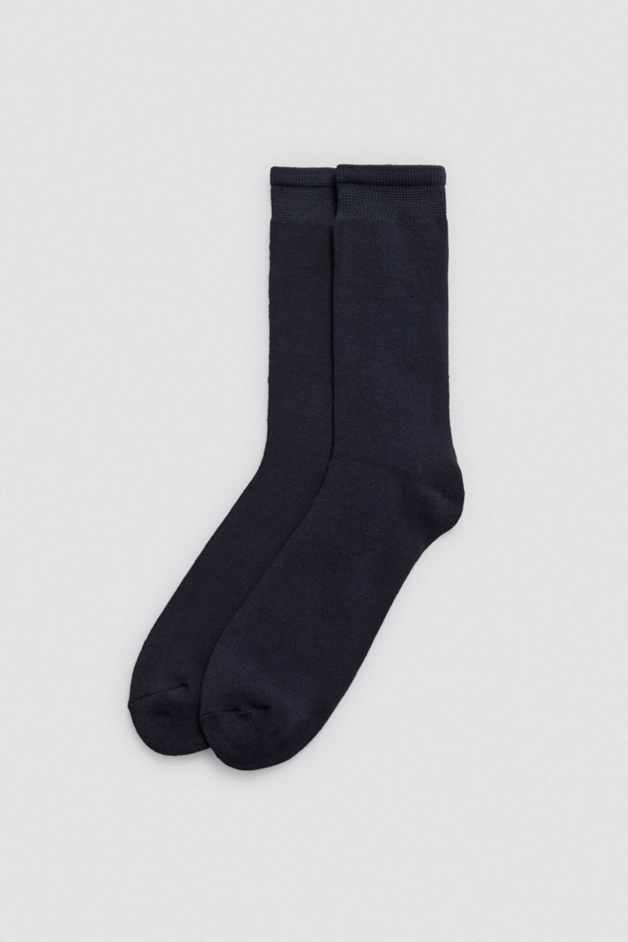 Lot de 3 chaussettes hautes thermiques avec poignets anti-pression aux couleurs neutres