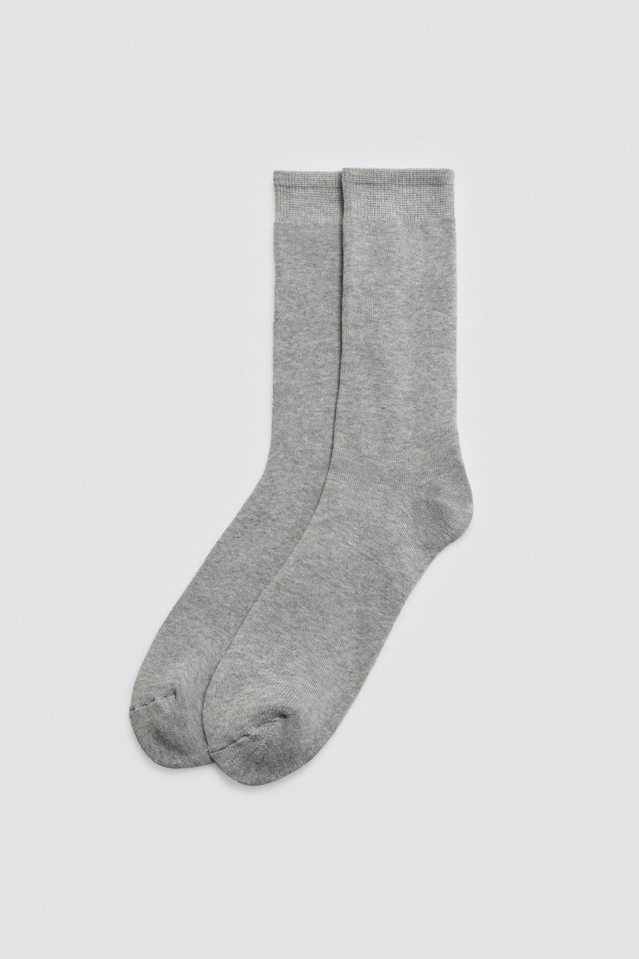 Lot de 3 chaussettes hautes thermiques avec poignets anti-pression aux couleurs neutres