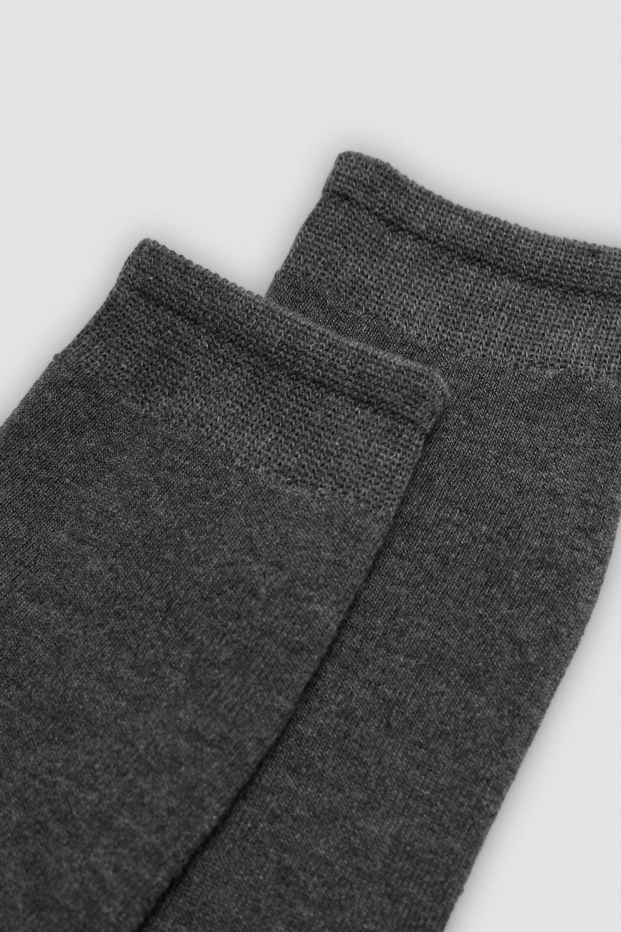 Lot de 3 chaussettes hautes thermiques avec poignets anti-pression aux couleurs neutres