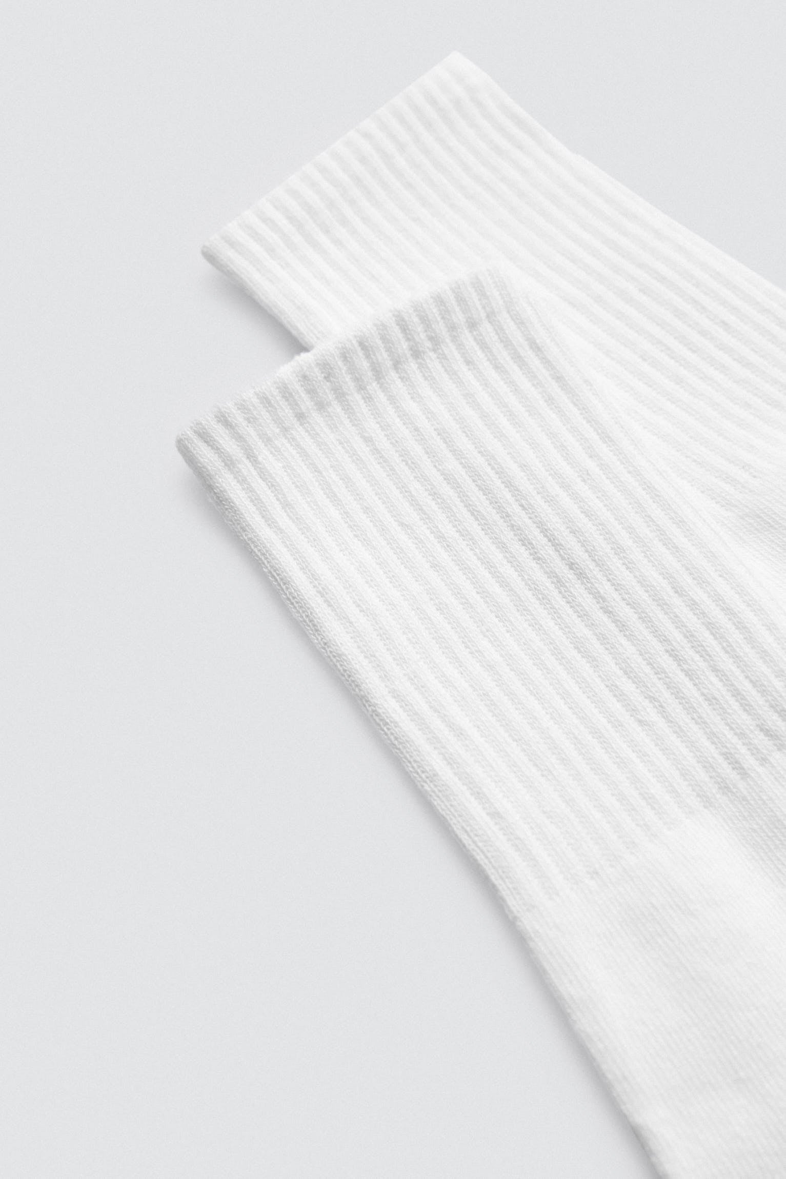 Lot de 3 chaussettes de sport blanches