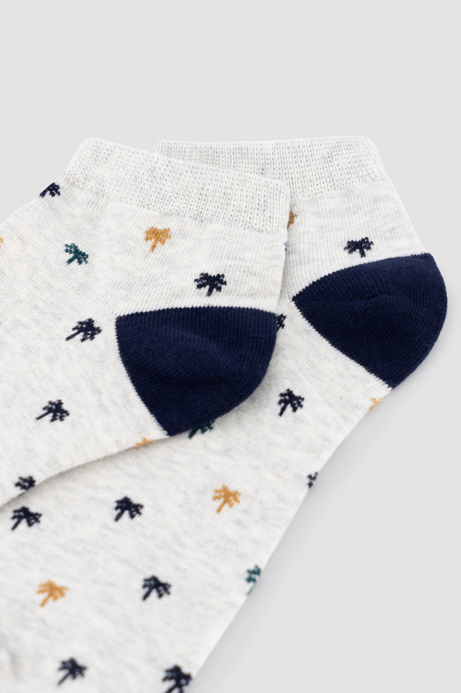 Lot de 3 chaussettes imprimées courtes