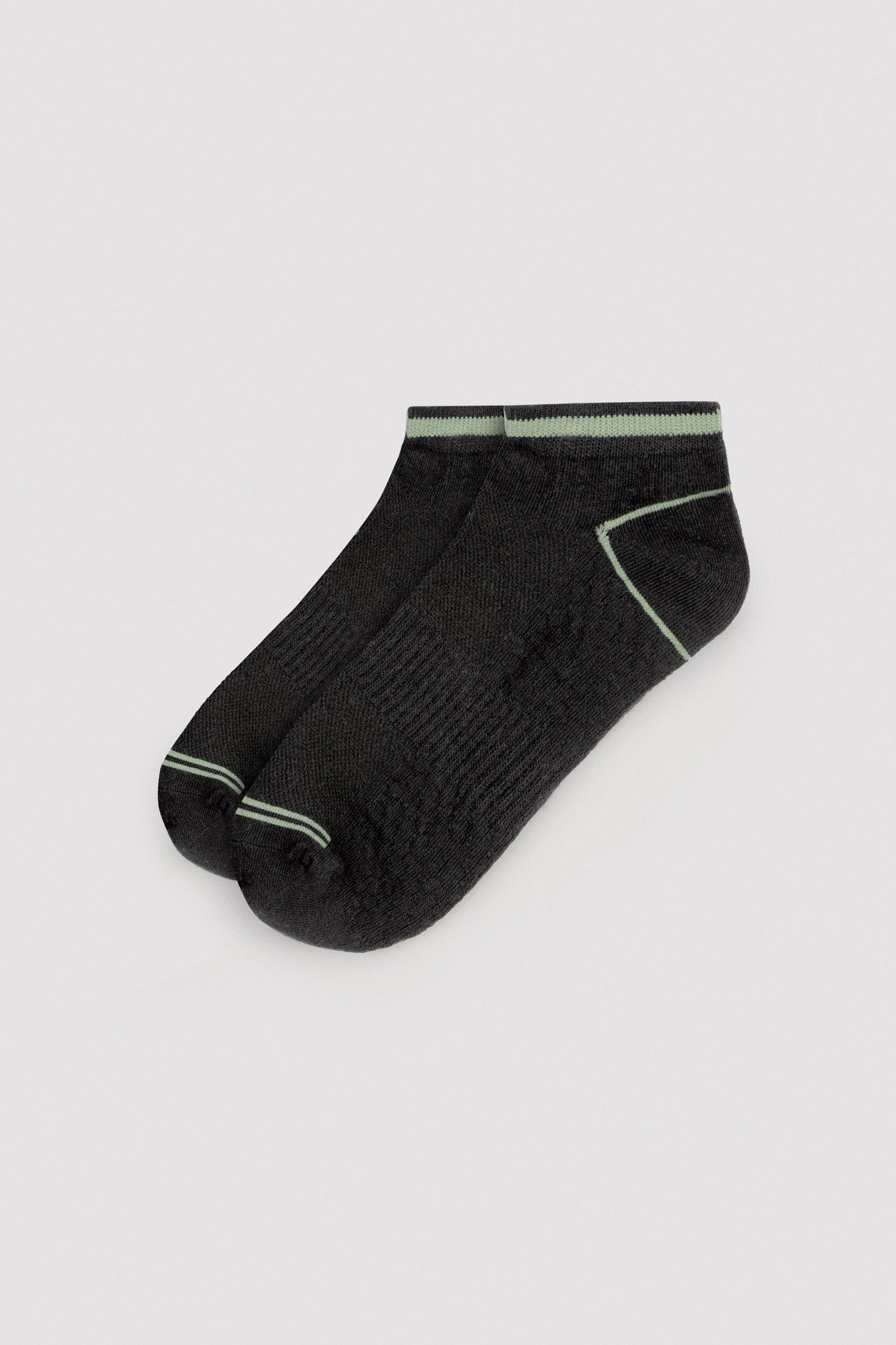 Pack 3 calcetines tobilleros detalle raya contrastada - Ysabel Mora