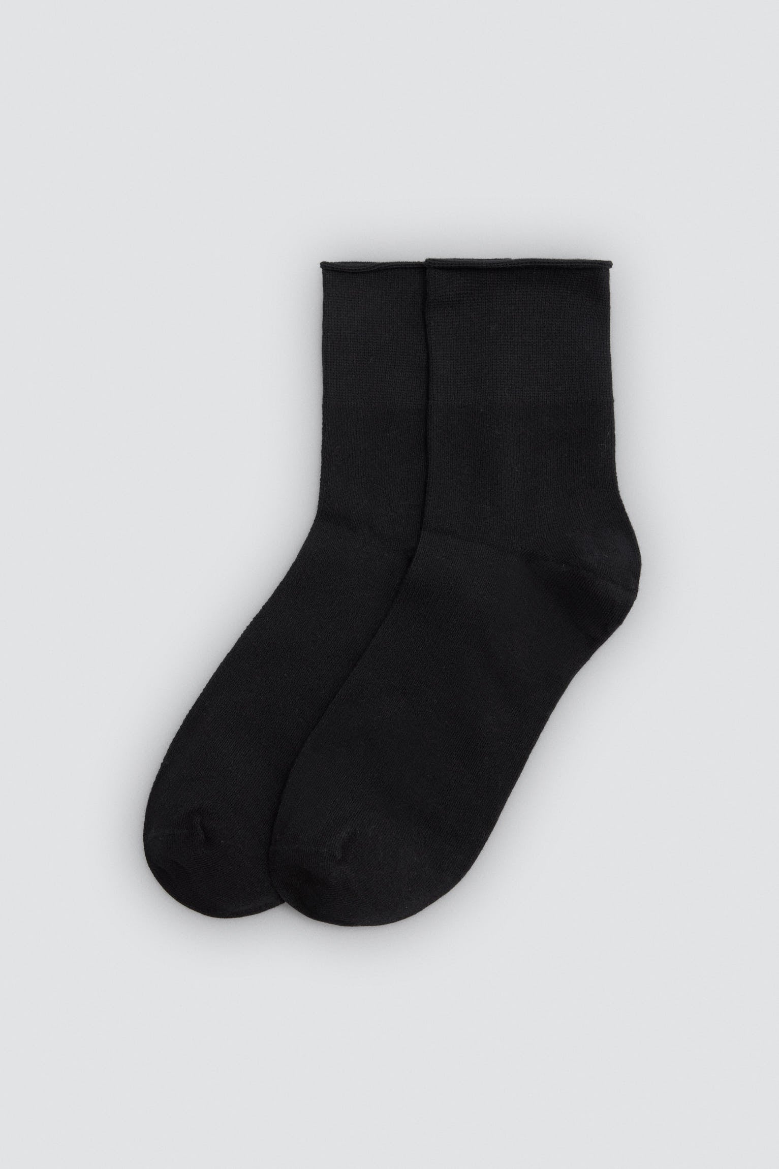Lot de 3 chaussettes noires unies basiques montantes jusqu'aux genoux