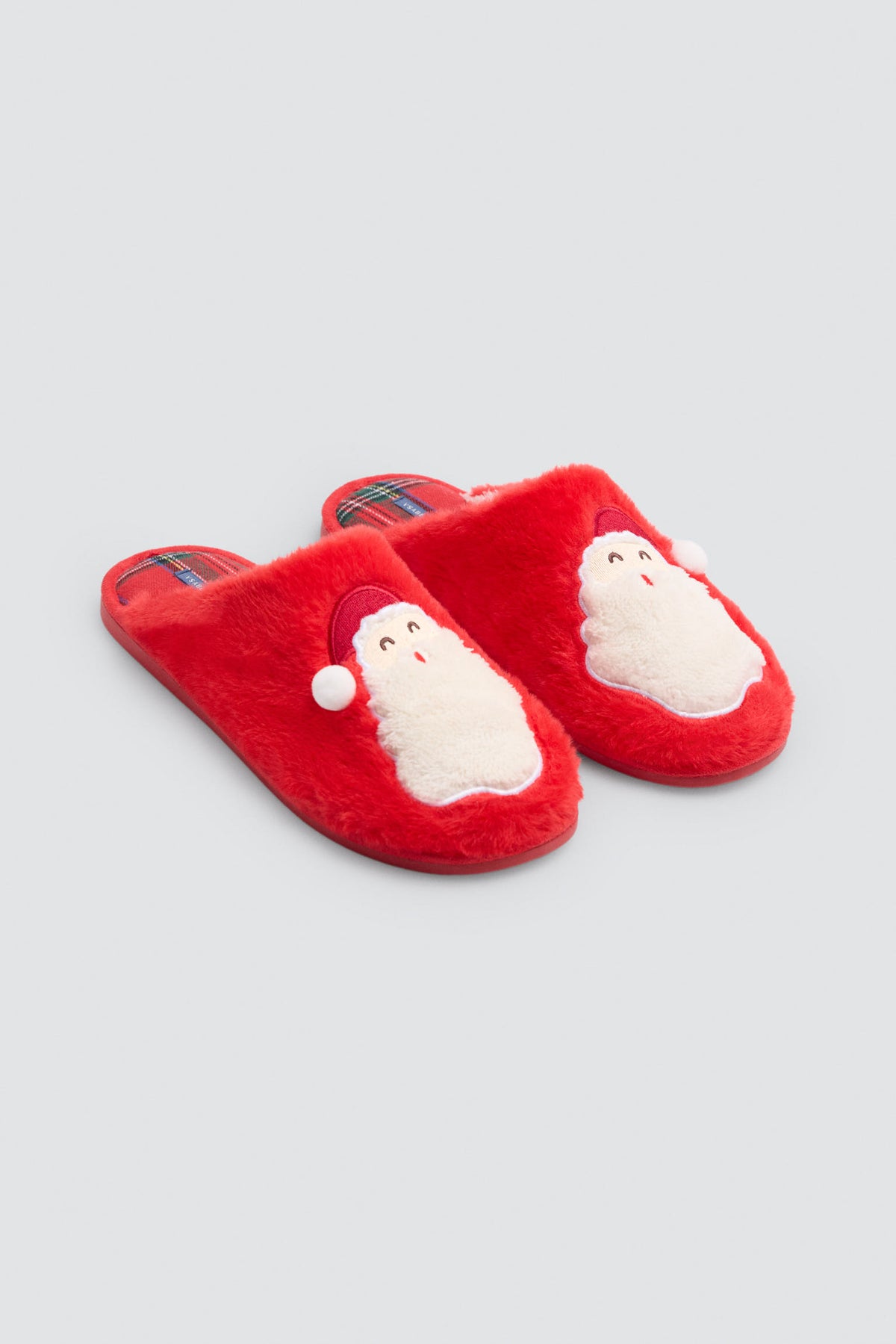 Zapatillas de casa navidad dibujo Papá Noel